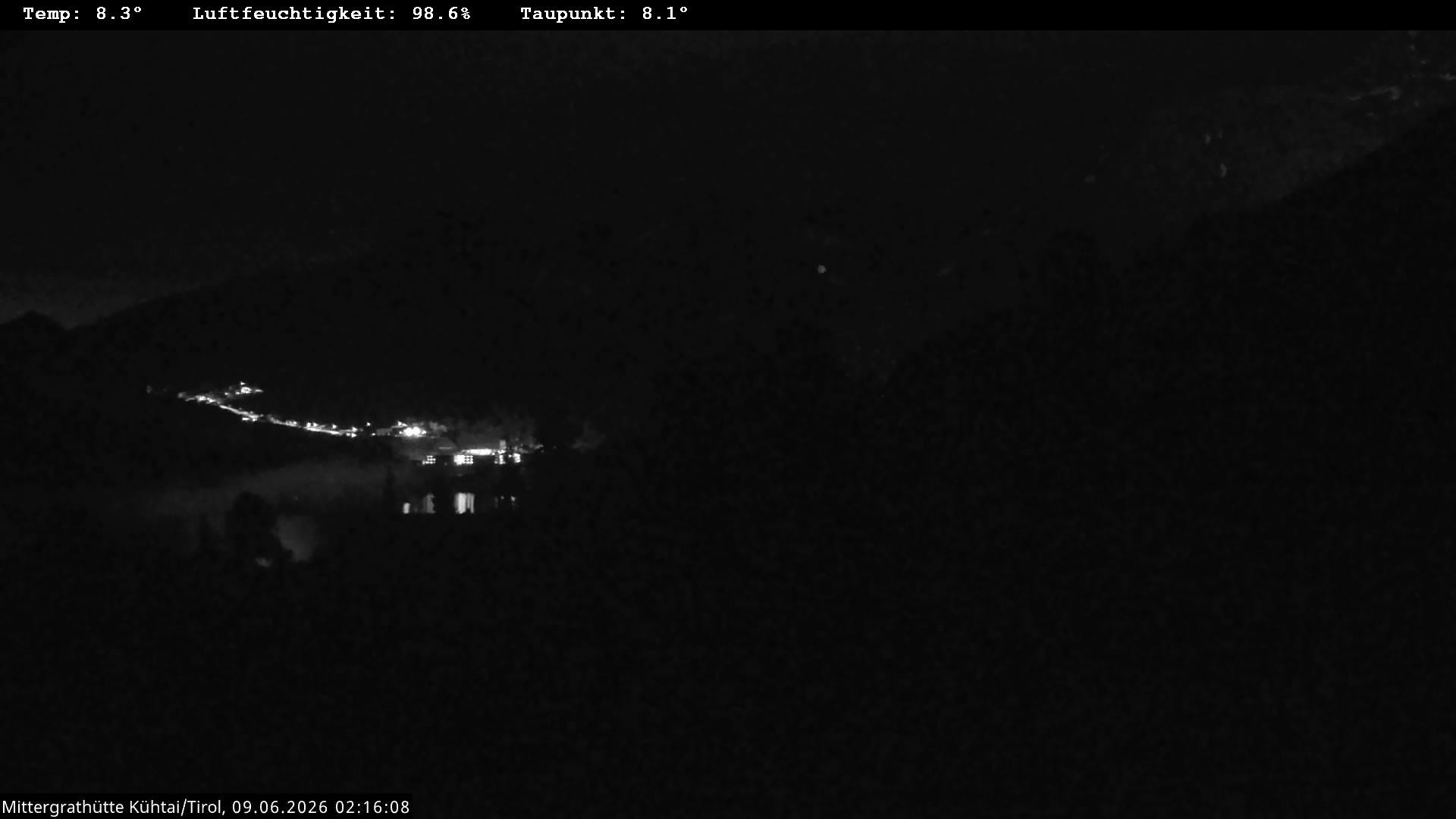 Archiv Foto Webcam Mittergrathütte in Tirol