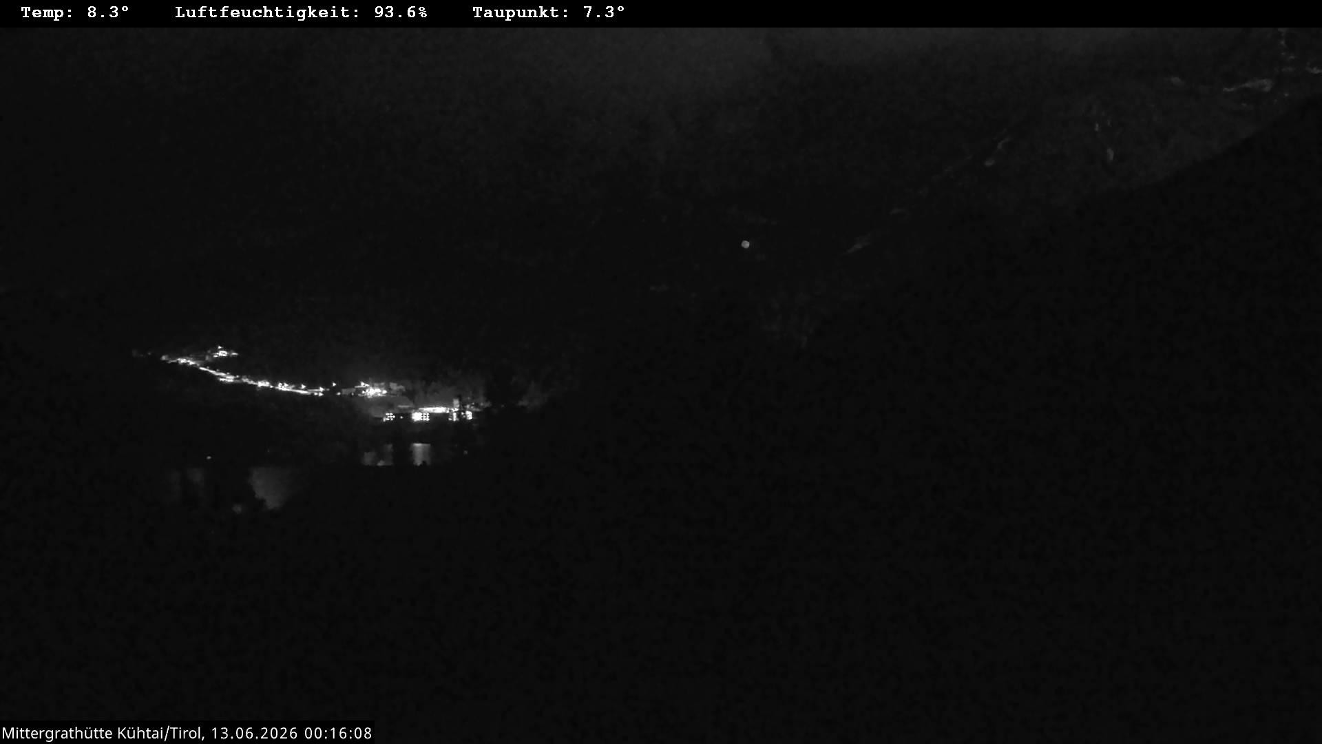 Archiv Foto Webcam Mittergrathütte in Tirol