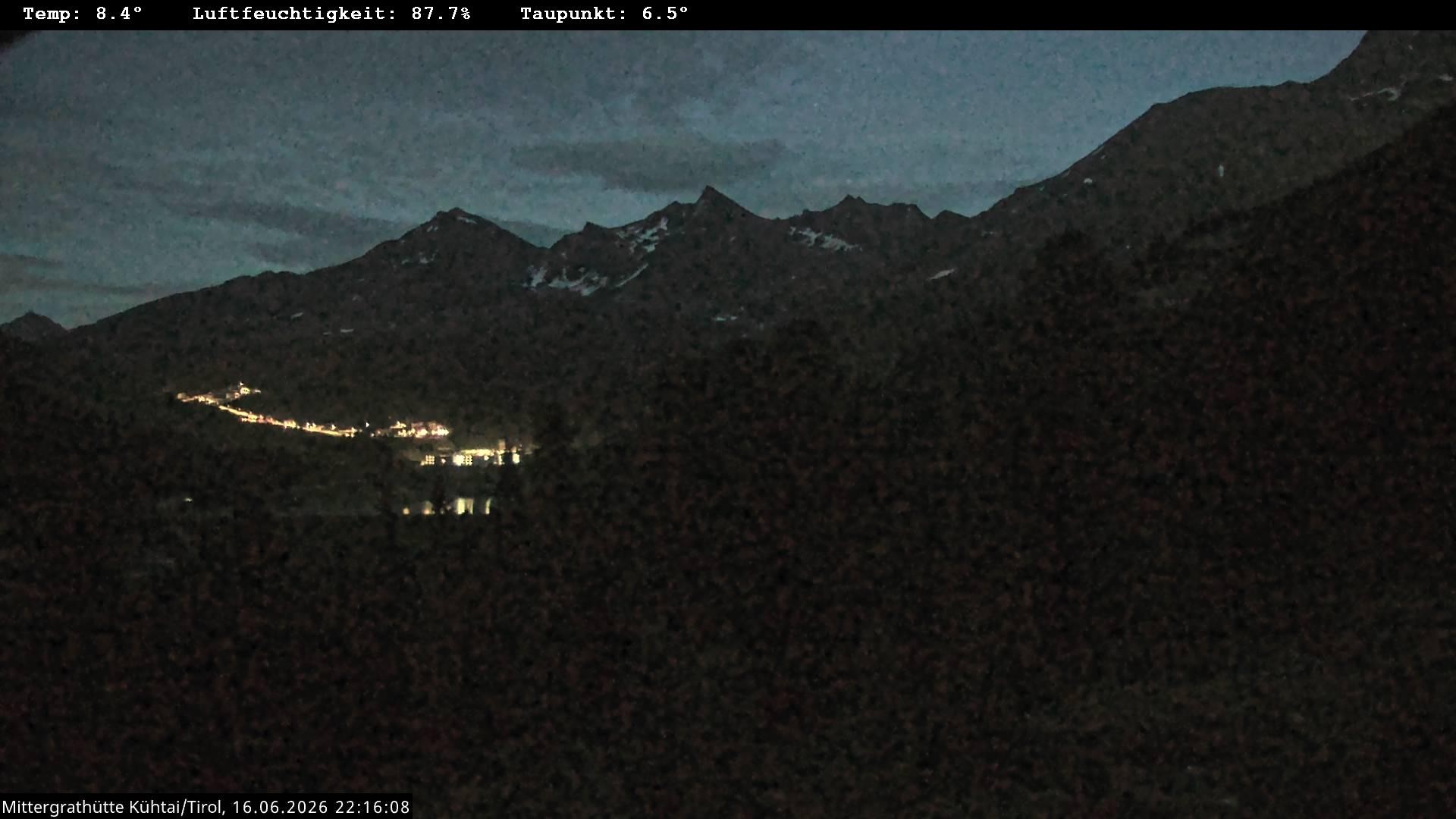 Archiv Foto Webcam Mittergrathütte in Tirol