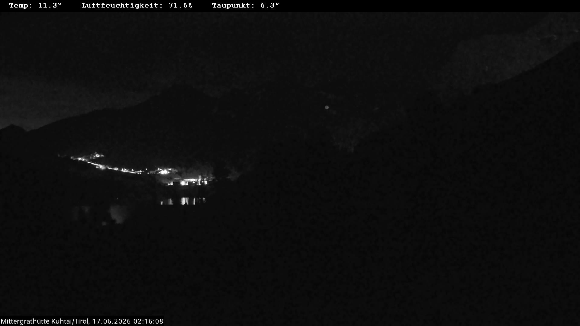 Archiv Foto Webcam Mittergrathütte in Tirol