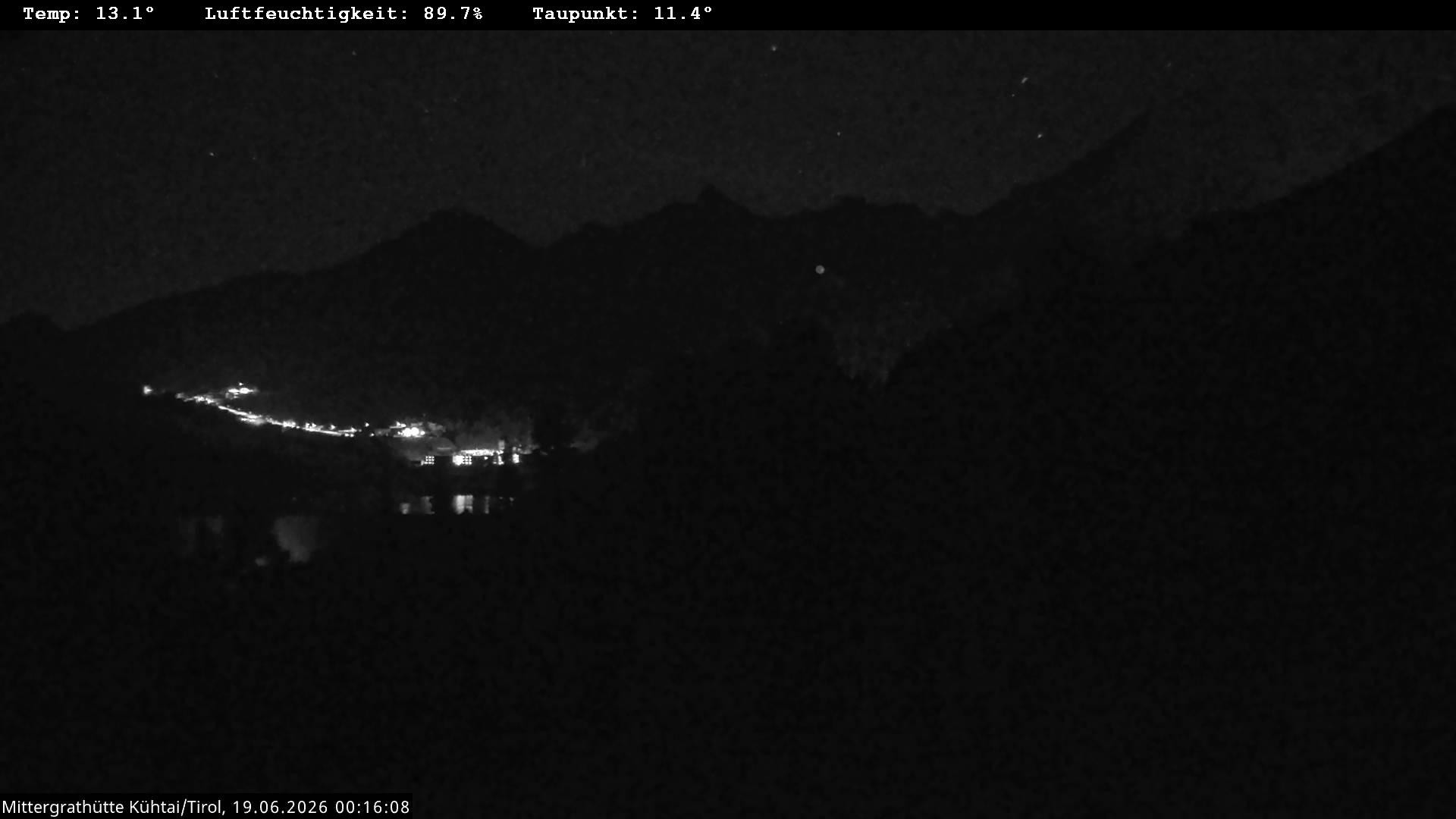 Archiv Foto Webcam Mittergrathütte in Tirol