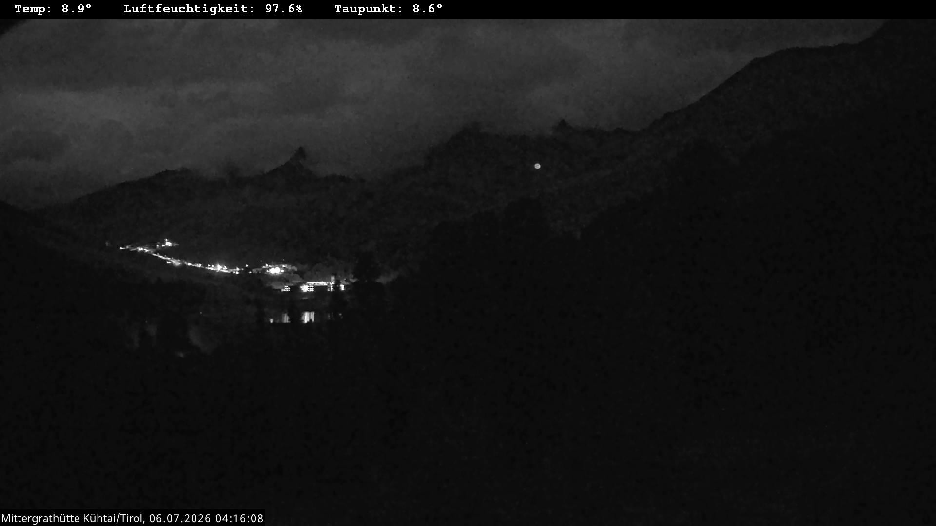 Archiv Foto Webcam Mittergrathütte in Tirol