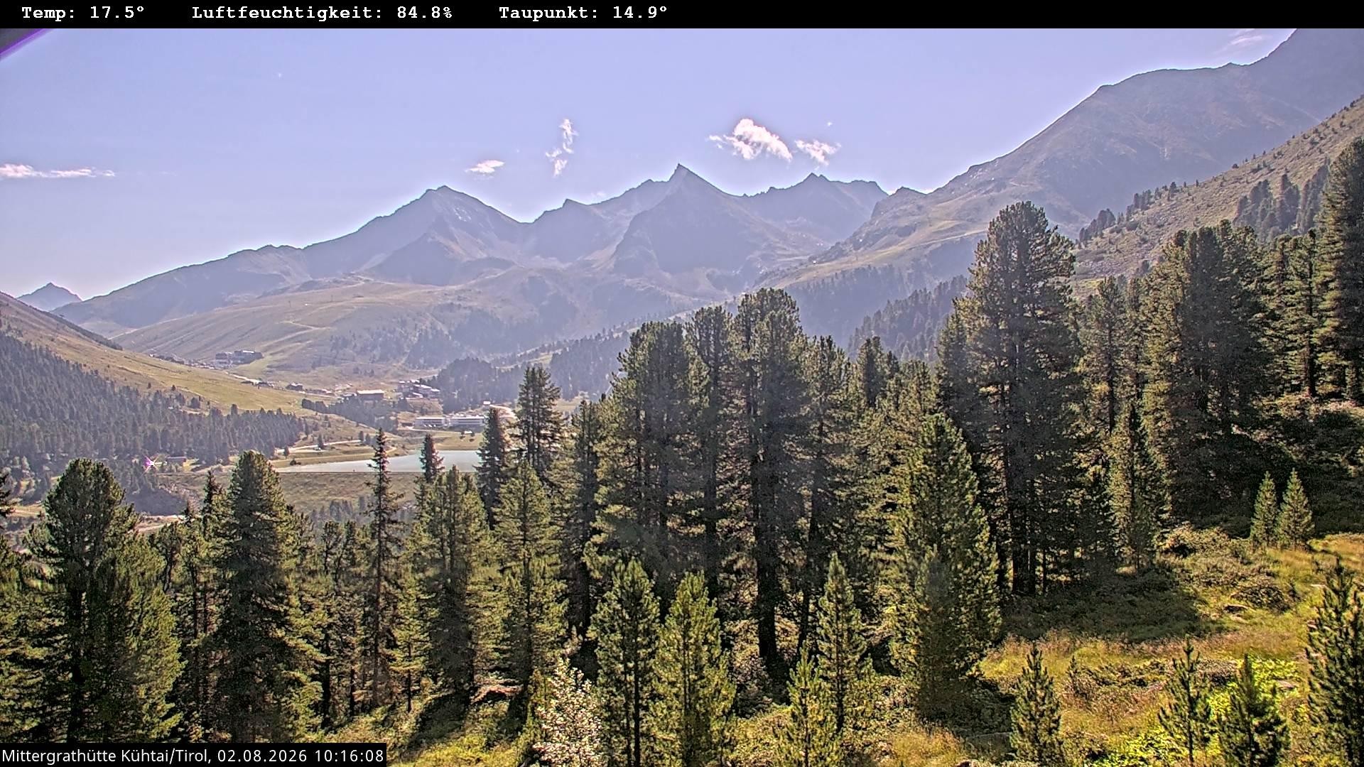 Archiv Foto Webcam Mittergrathütte in Tirol