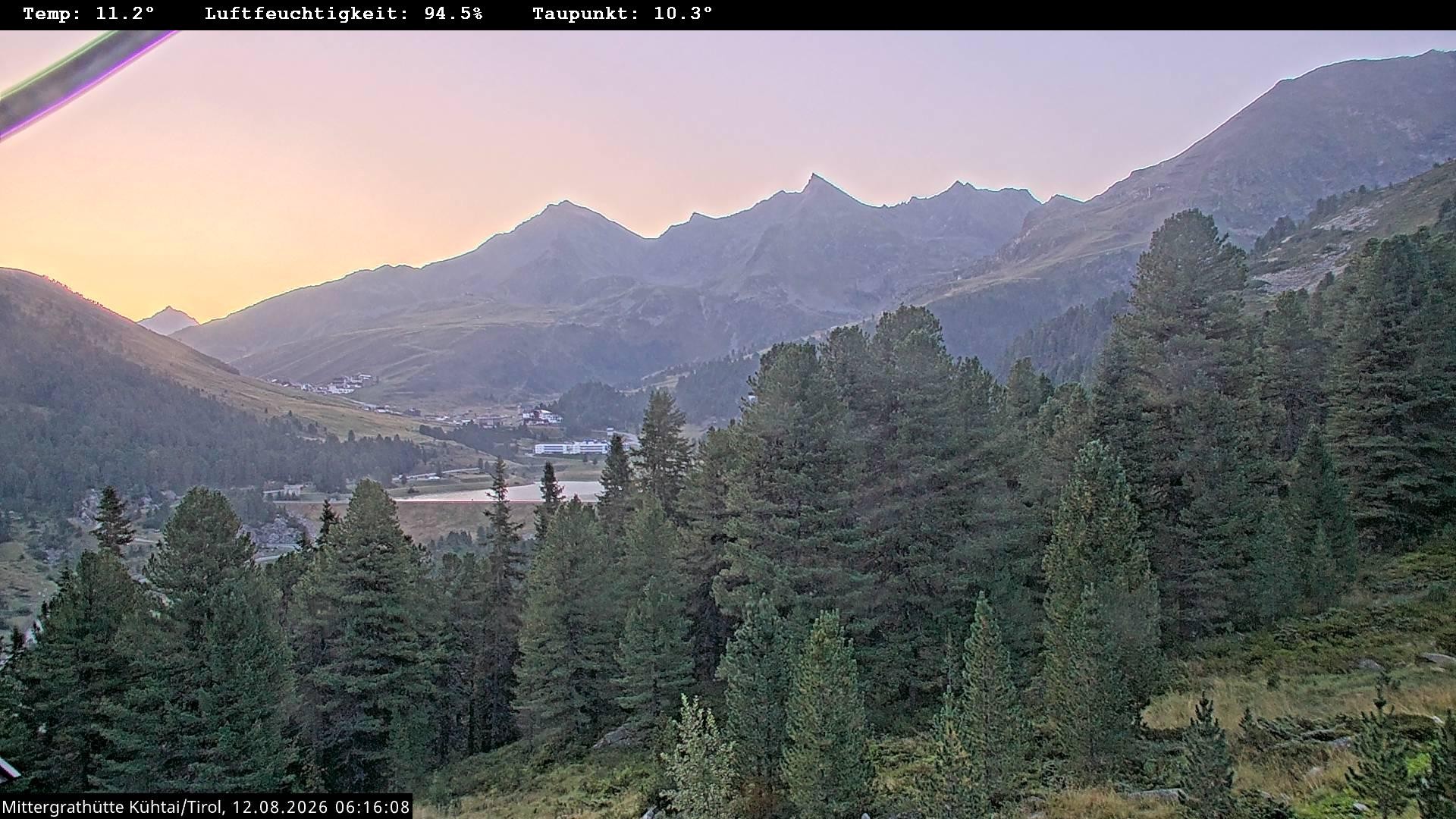 Archiv Foto Webcam Mittergrathütte in Tirol