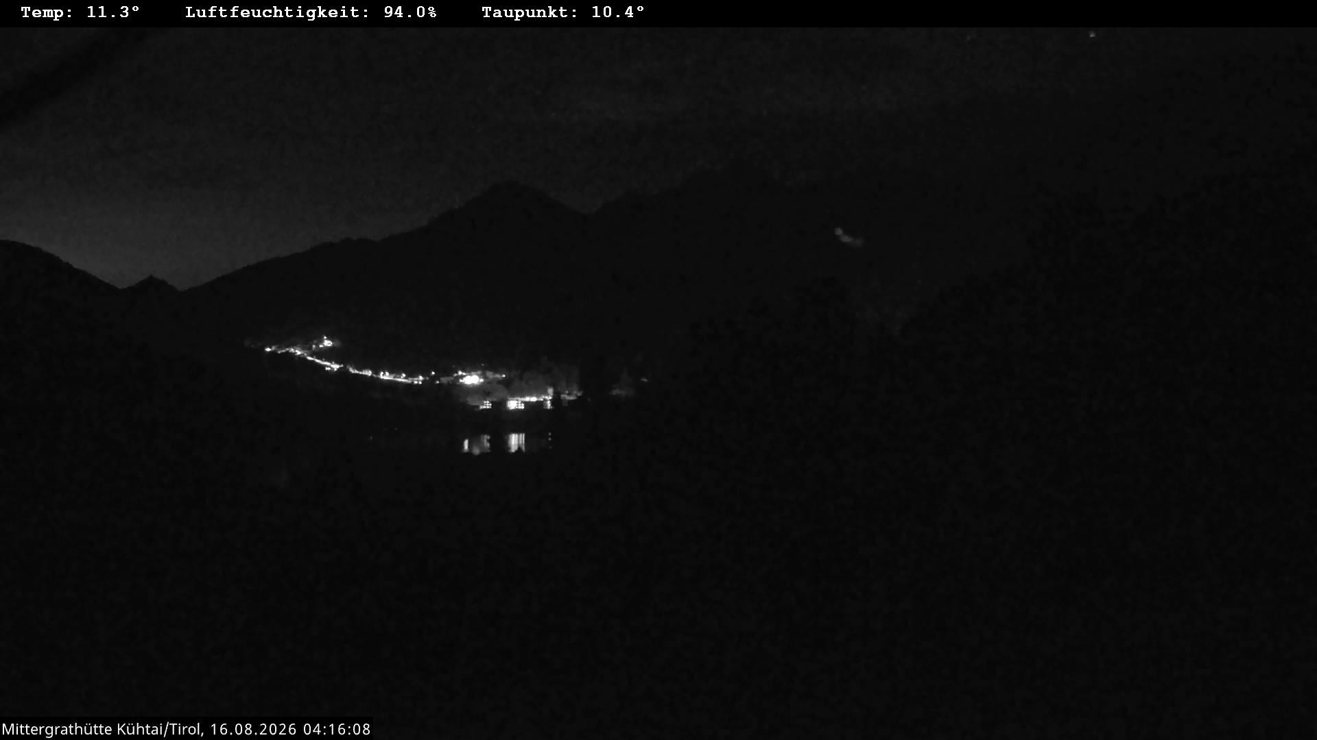 Archiv Foto Webcam Mittergrathütte in Tirol