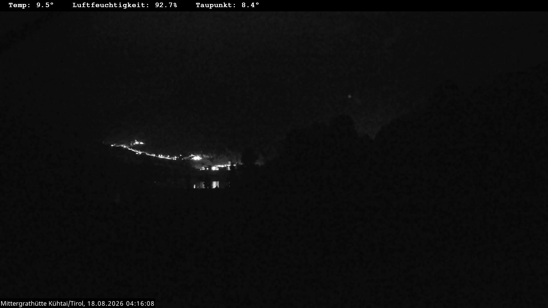 Archiv Foto Webcam Mittergrathütte in Tirol
