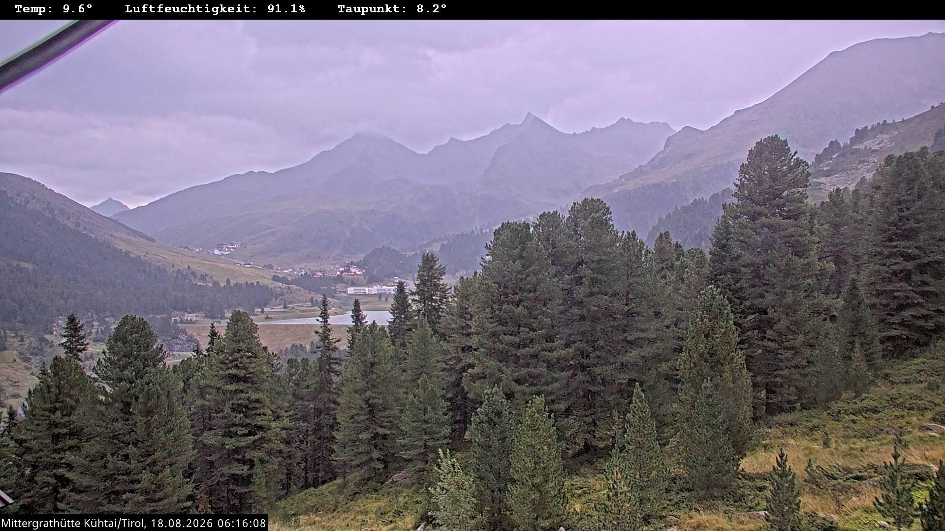 Archiv Foto Webcam Mittergrathütte in Tirol