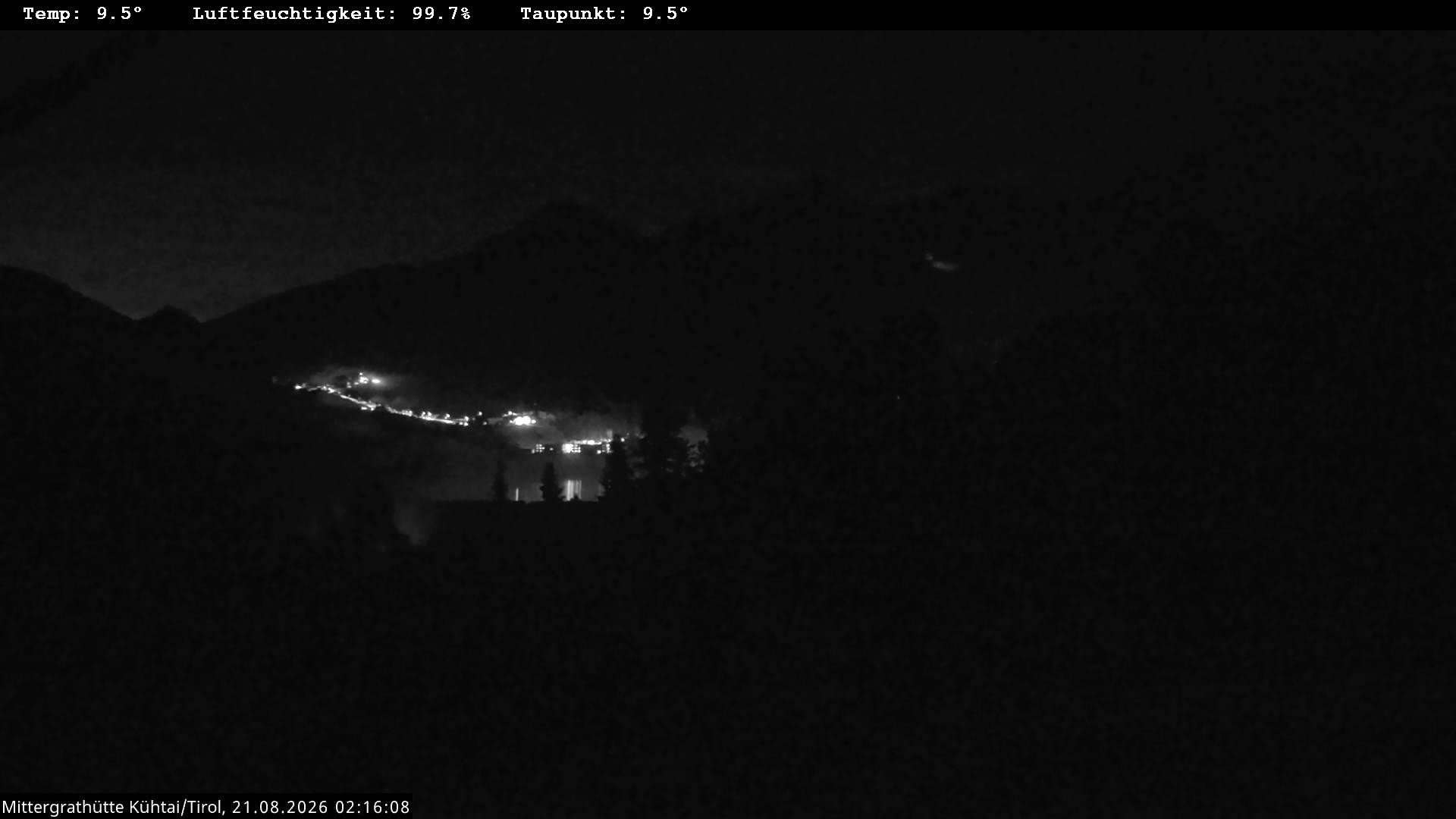 Archiv Foto Webcam Mittergrathütte in Tirol