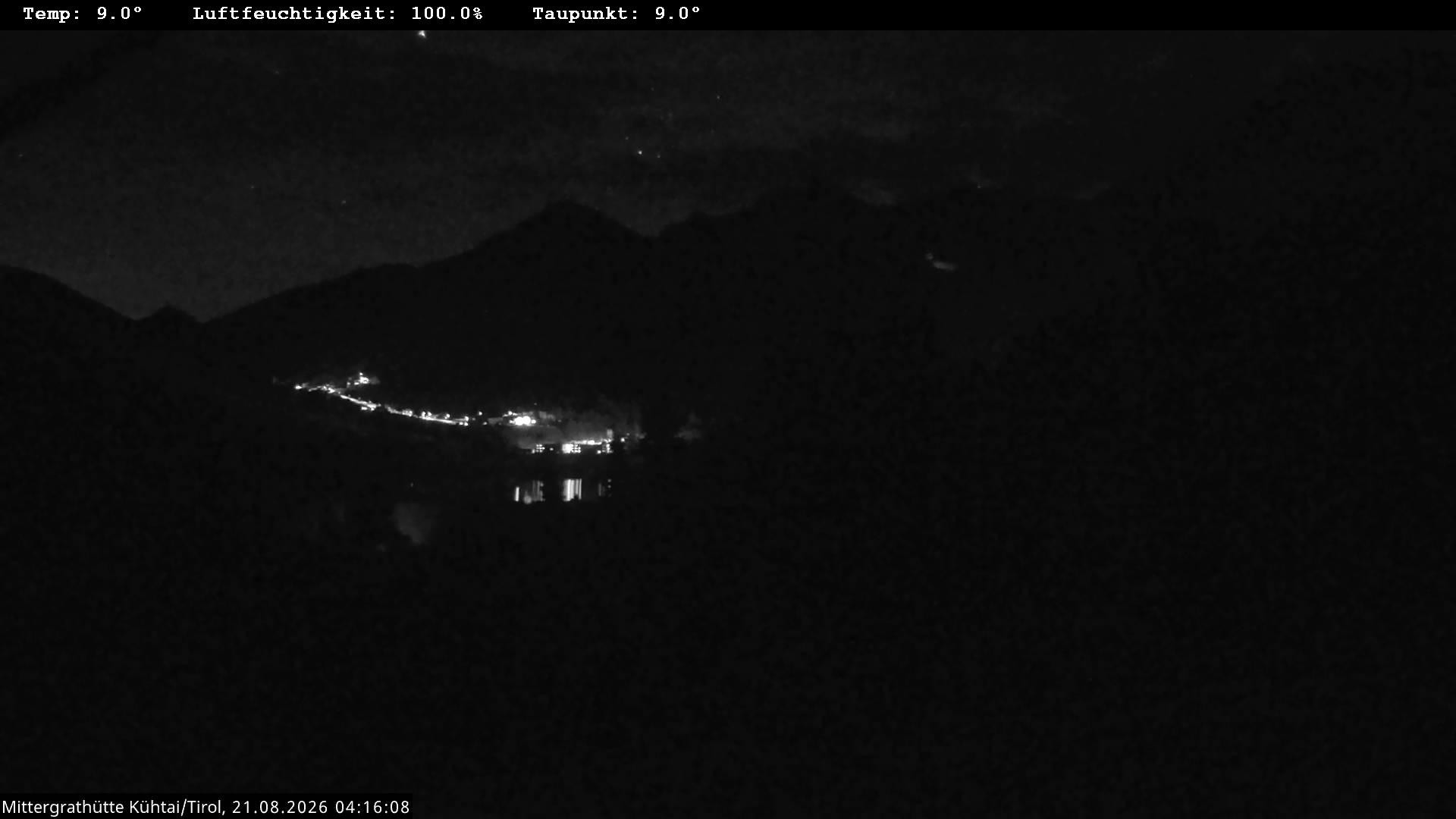 Archiv Foto Webcam Mittergrathütte in Tirol