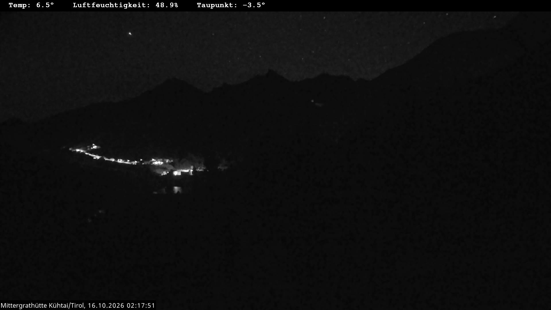 Archiv Foto Webcam Mittergrathütte in Tirol