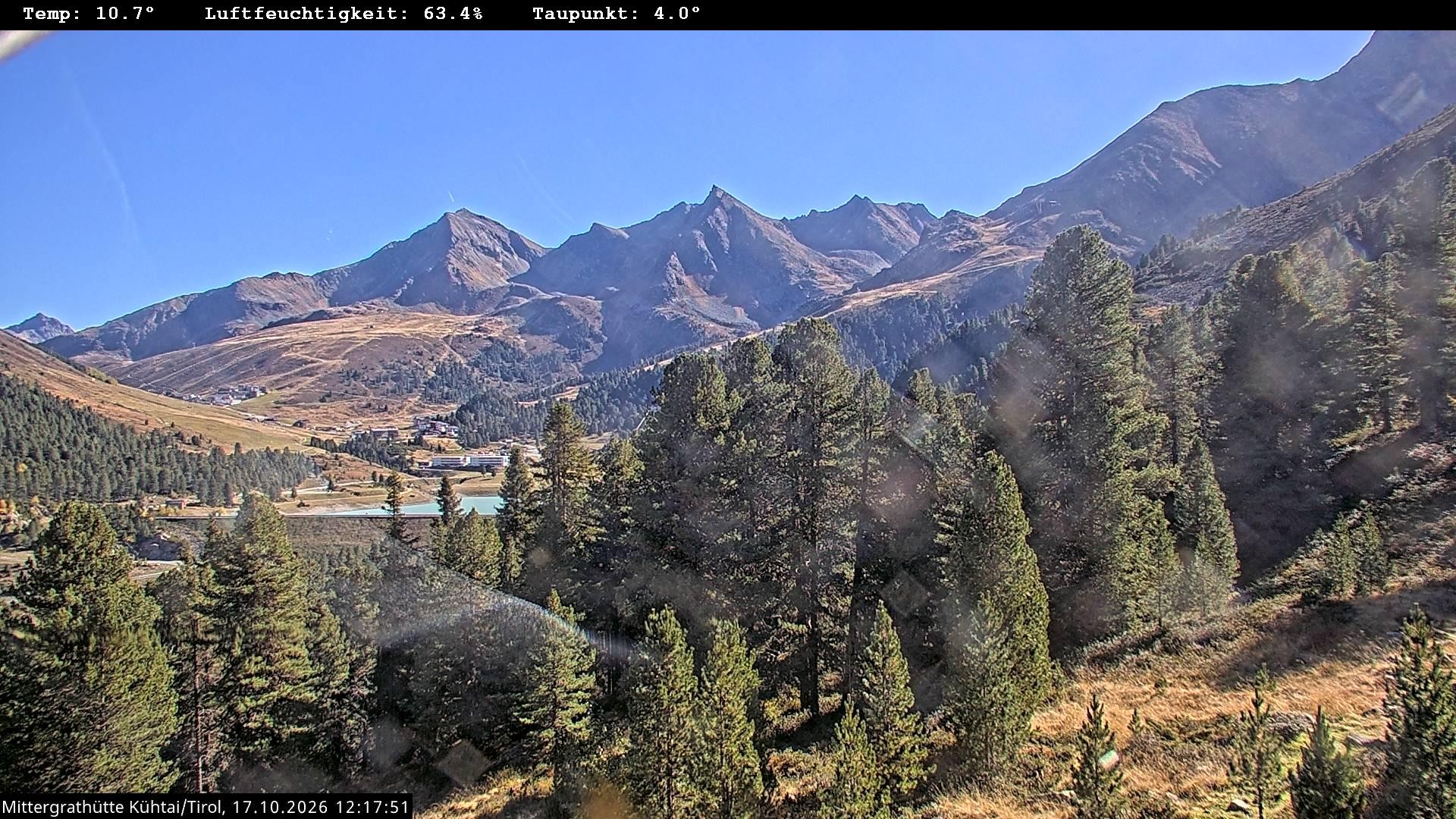 Archiv Foto Webcam Mittergrathütte in Tirol