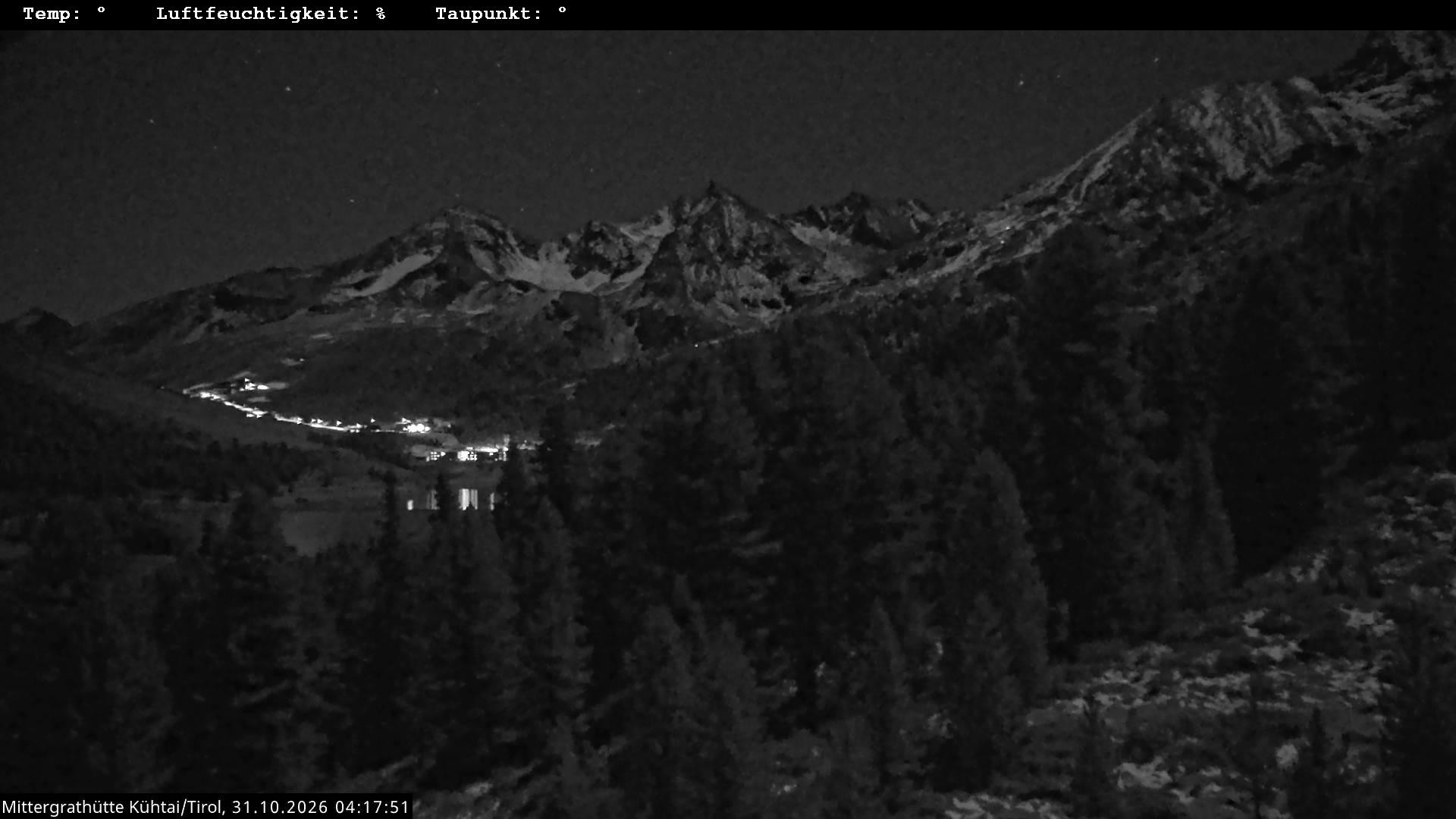 Archiv Foto Webcam Mittergrathütte in Tirol