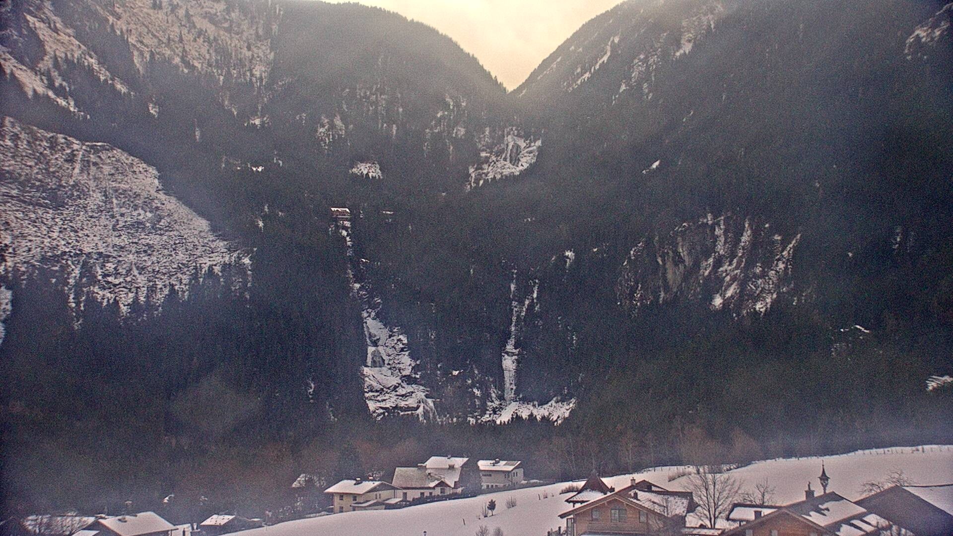 Archiv Foto Webcam Krimmler Wasserfälle nahe Krimml