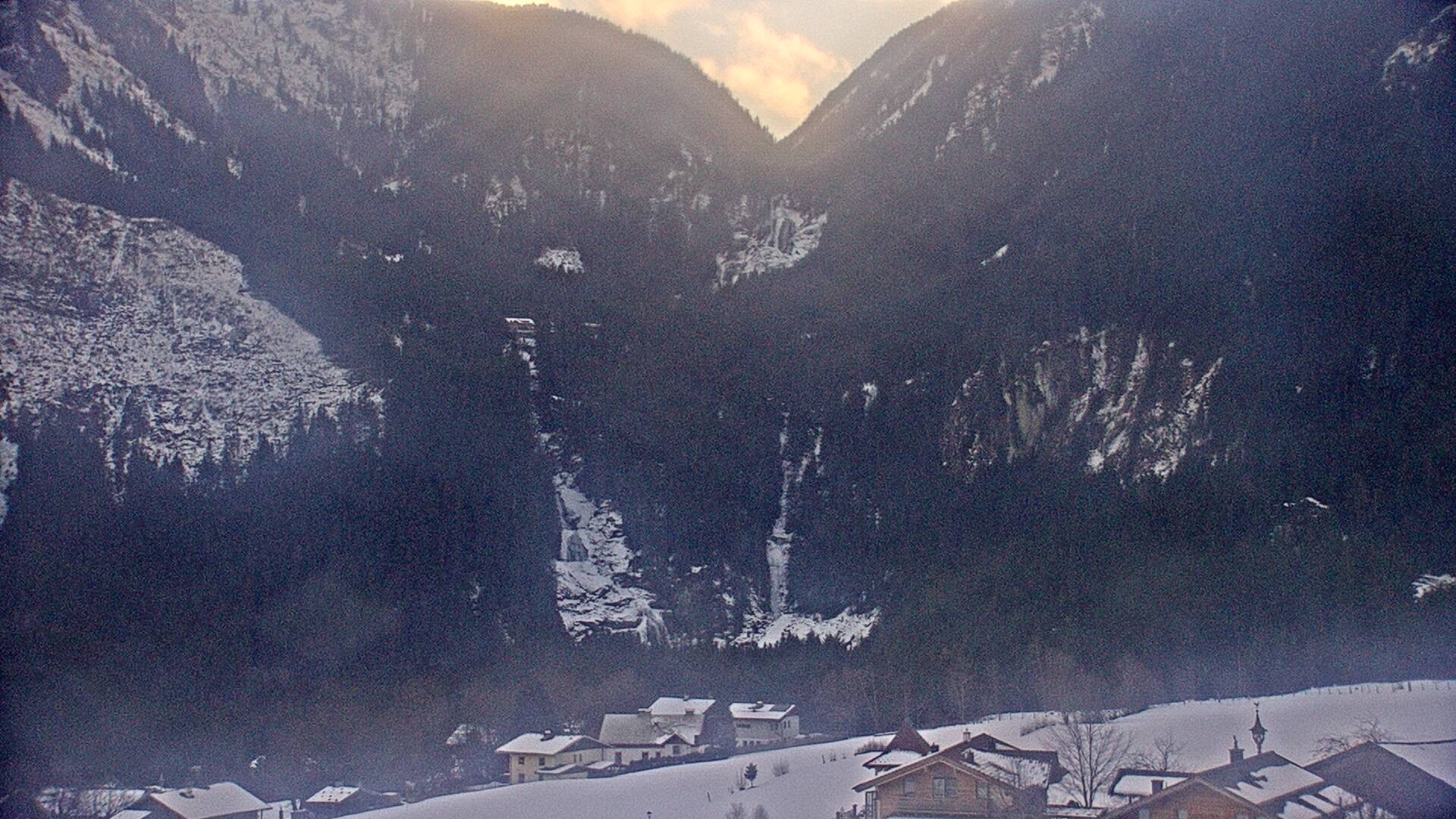 Archiv Foto Webcam Krimmler Wasserfälle nahe Krimml