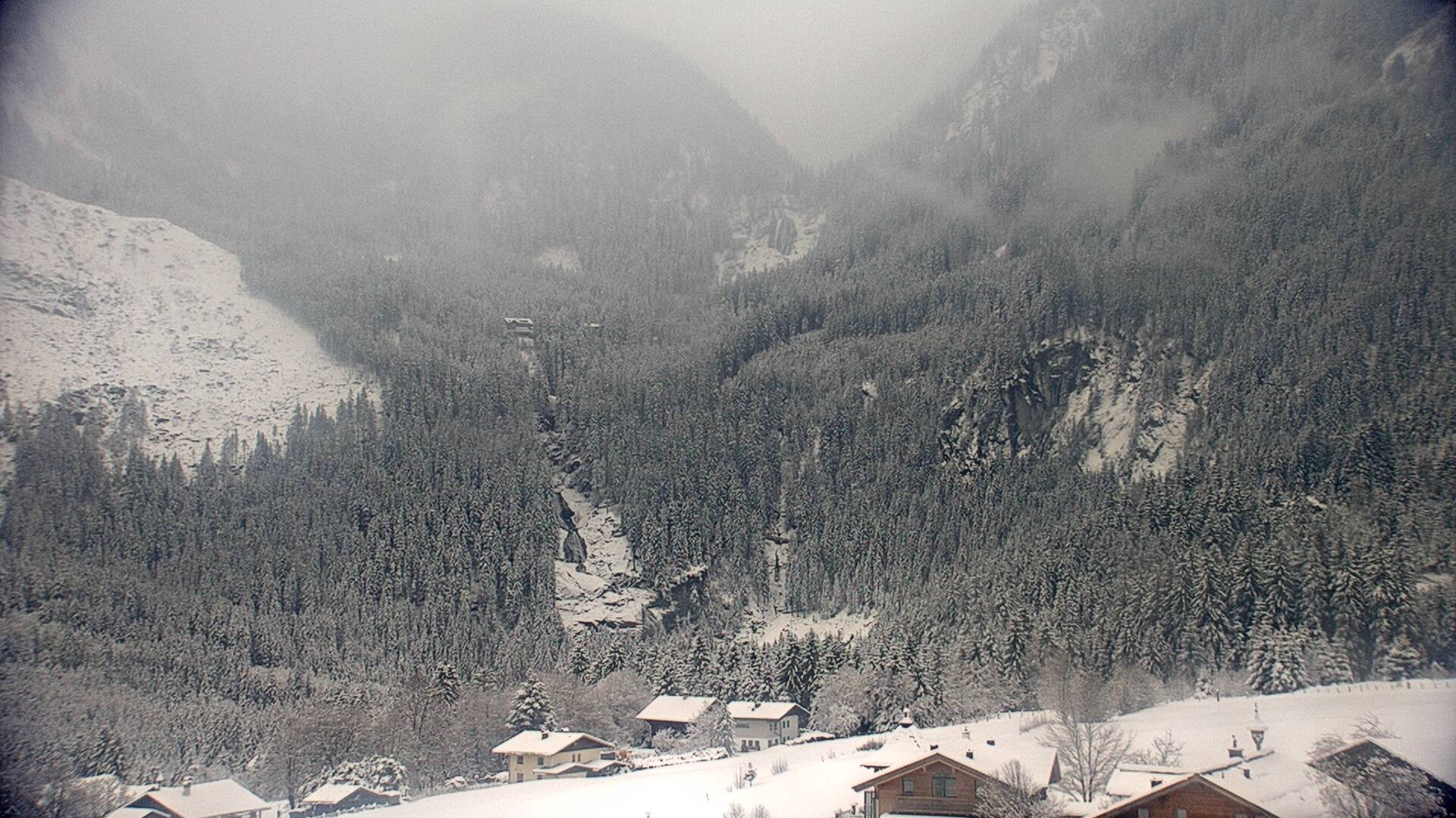 Archiv Foto Webcam Krimmler Wasserfälle nahe Krimml