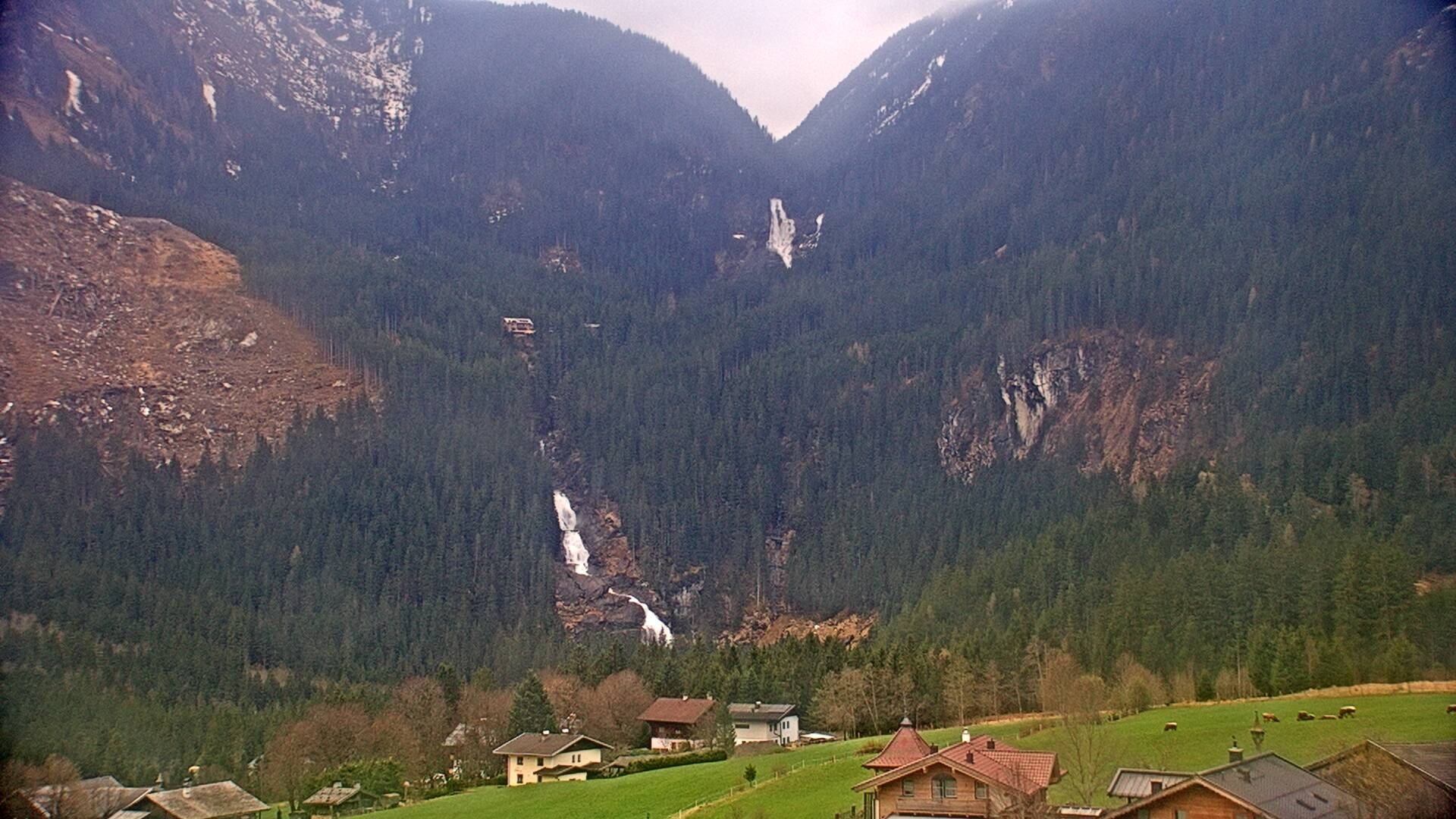 Archiv Foto Webcam Krimmler Wasserfälle nahe Krimml