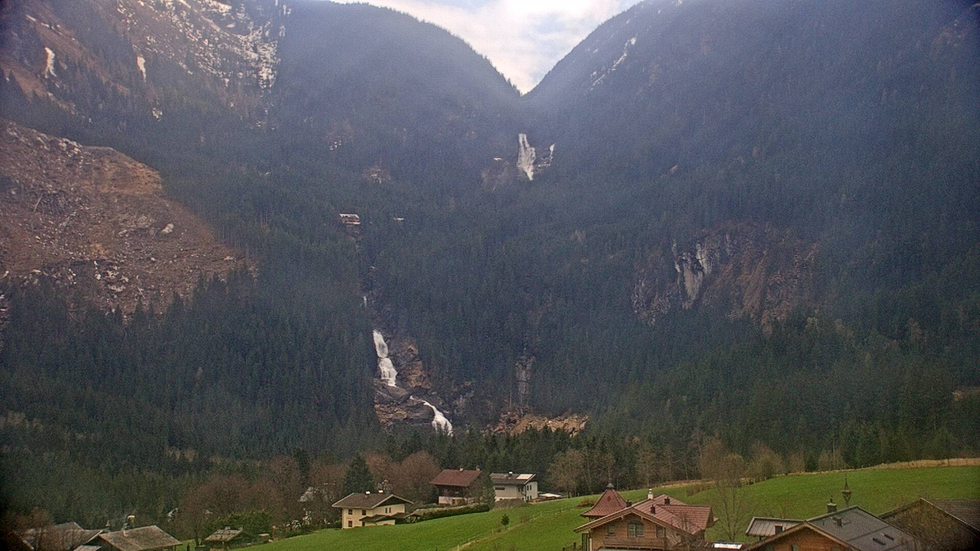 Archiv Foto Webcam Krimmler Wasserfälle nahe Krimml