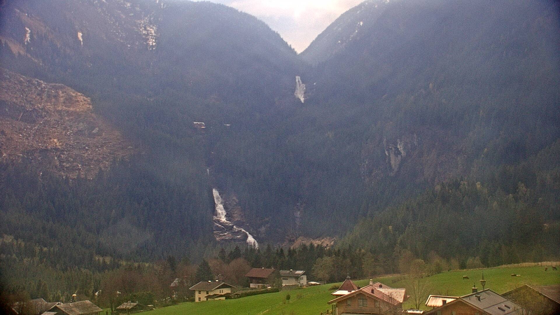 Archiv Foto Webcam Krimmler Wasserfälle nahe Krimml