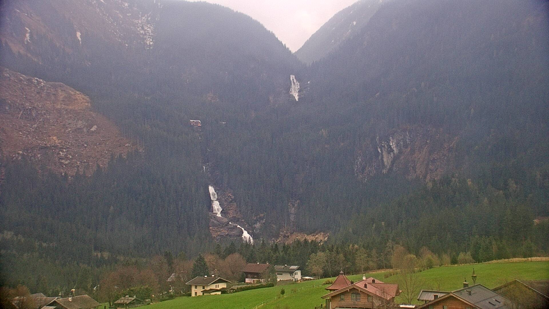 Archiv Foto Webcam Krimmler Wasserfälle nahe Krimml