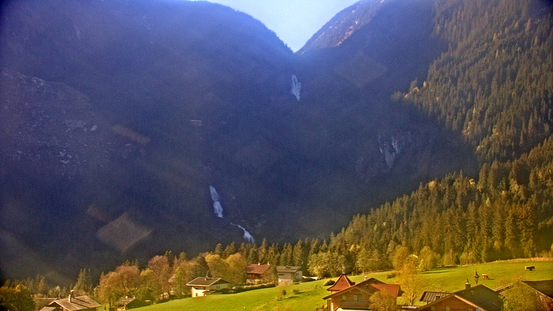 Archiv Foto Webcam Krimmler Wasserfälle nahe Krimml