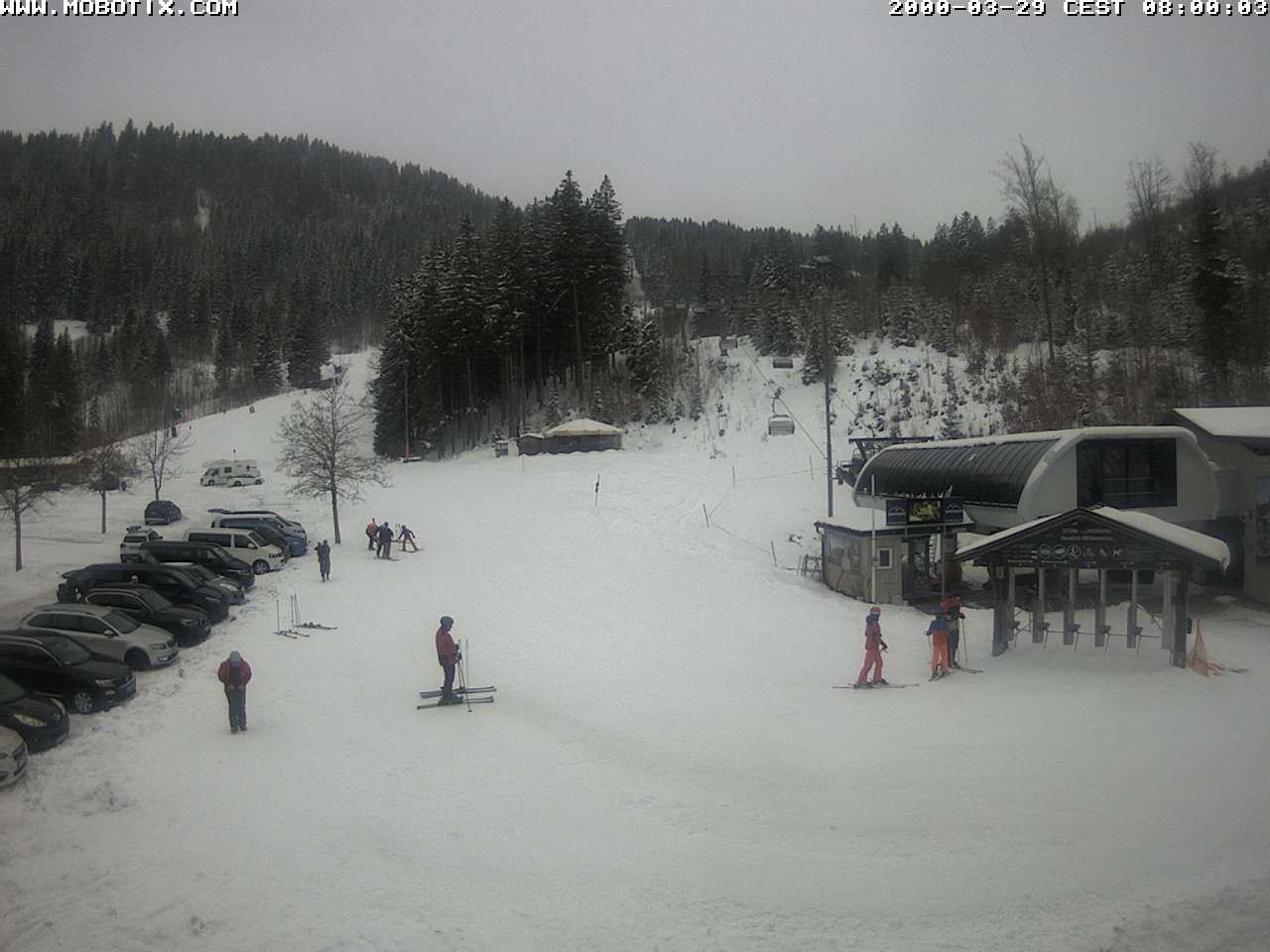 Archiv Foto Webcam Sessellift Stümpflingbahn - Talstation