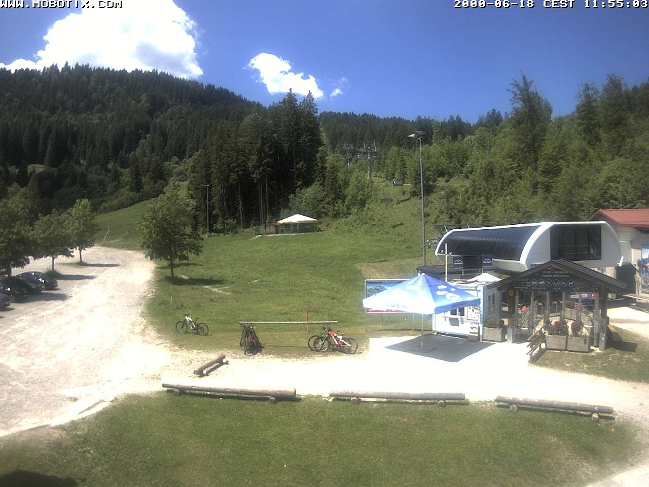 Archiv Foto Webcam Sessellift Stümpflingbahn - Talstation