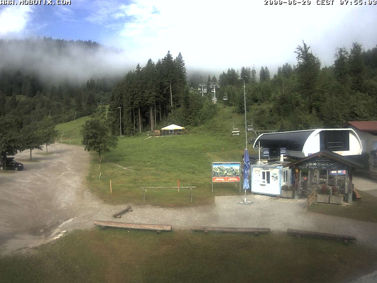 Archiv Foto Webcam Sessellift Stümpflingbahn - Talstation