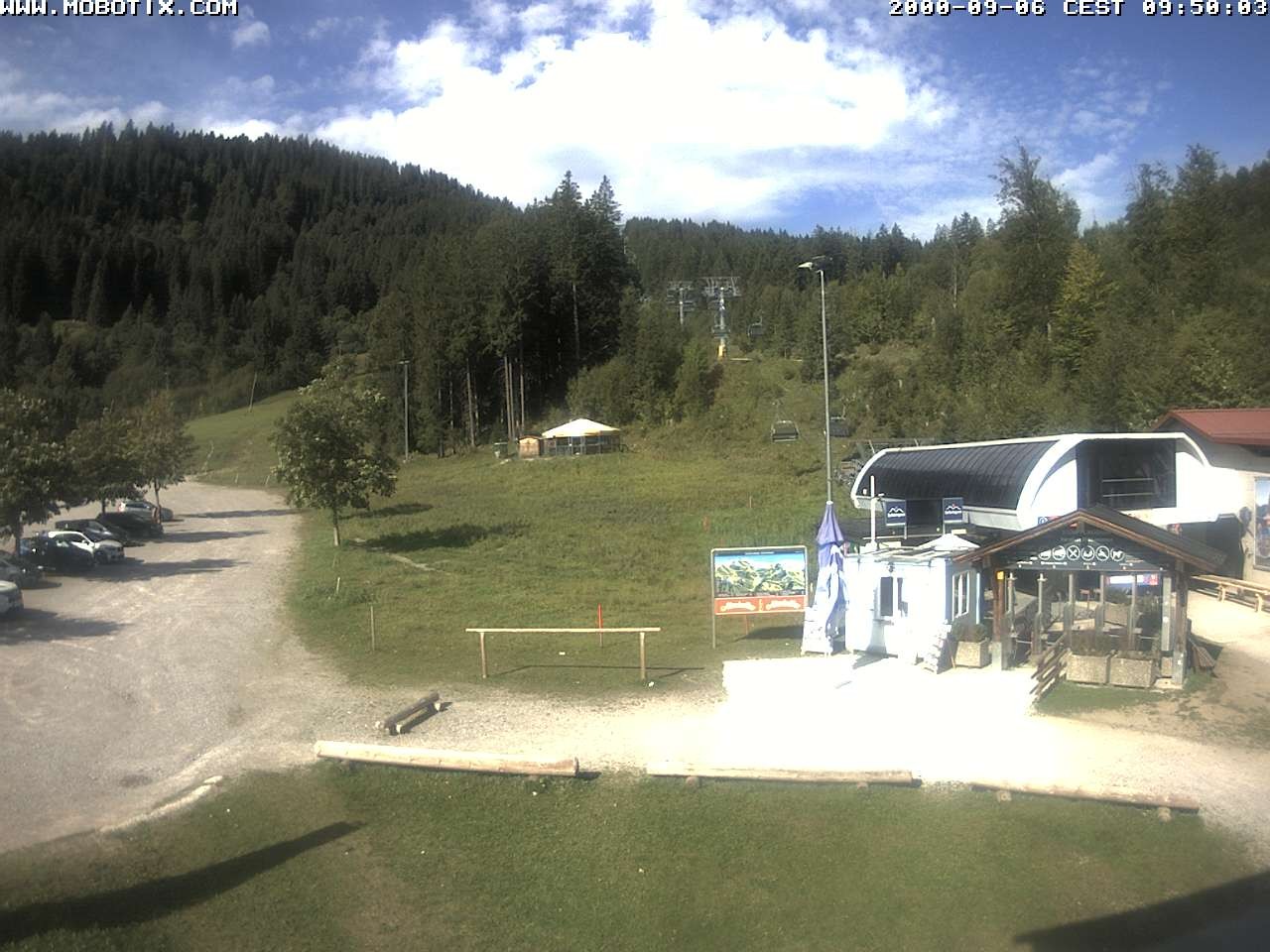 Archiv Foto Webcam Sessellift Stümpflingbahn - Talstation