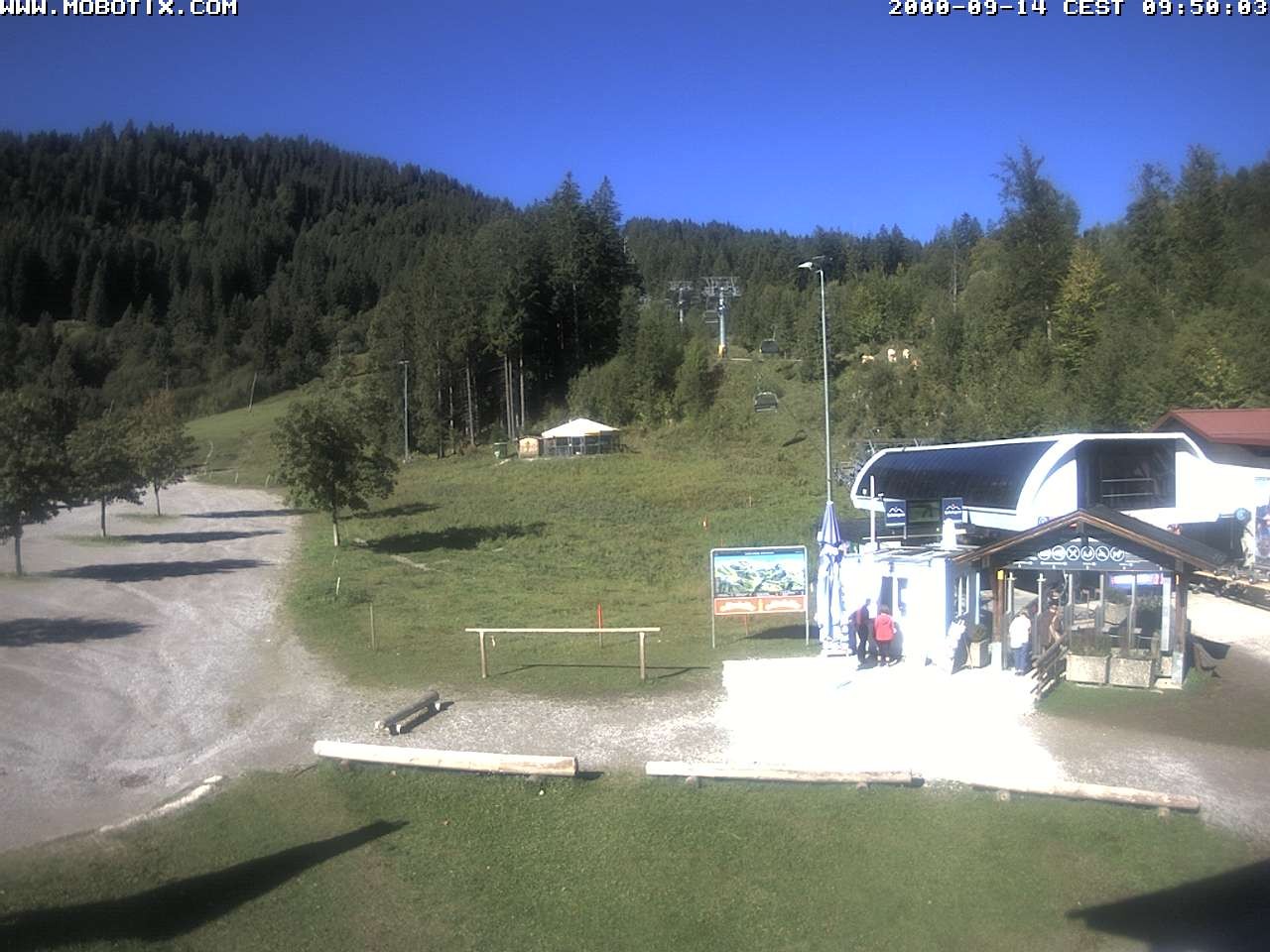 Archiv Foto Webcam Sessellift Stümpflingbahn - Talstation