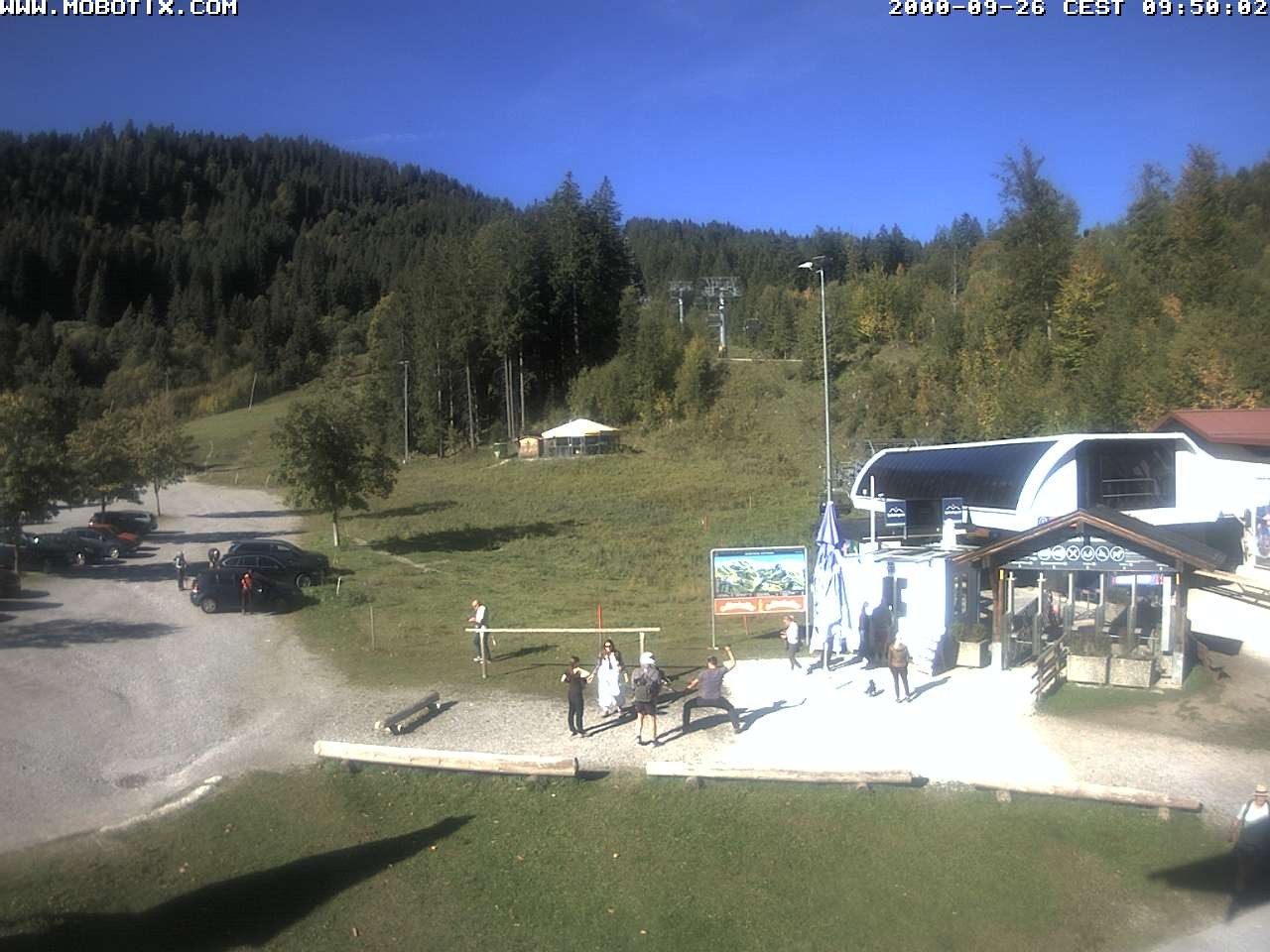 Archiv Foto Webcam Sessellift Stümpflingbahn - Talstation