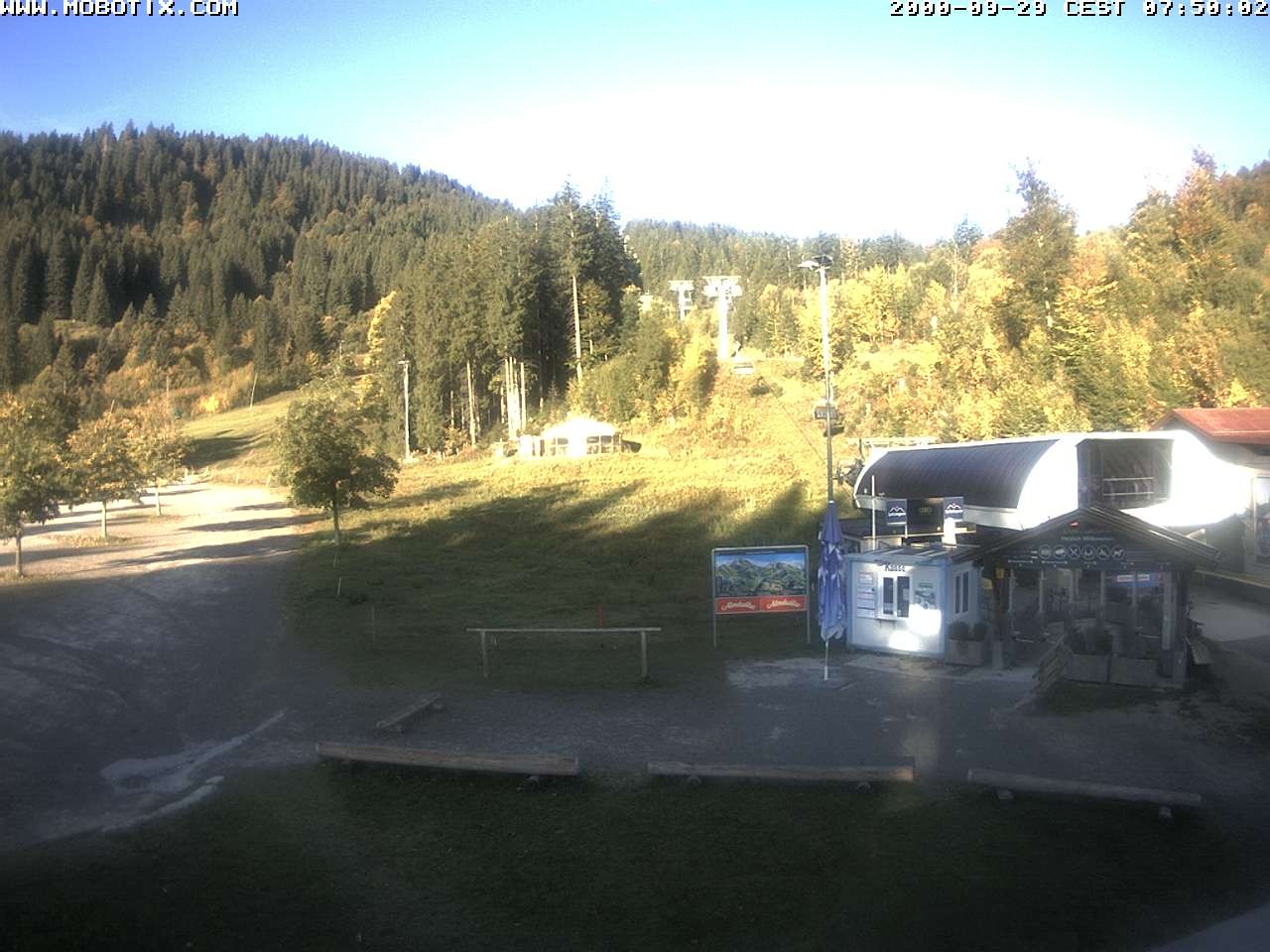 Archiv Foto Webcam Sessellift Stümpflingbahn - Talstation