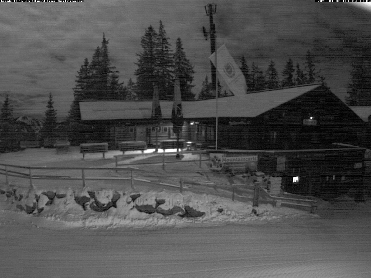 Archiv Foto Webcam Berghütte "Jagahüttn" auf dem Stümpfling