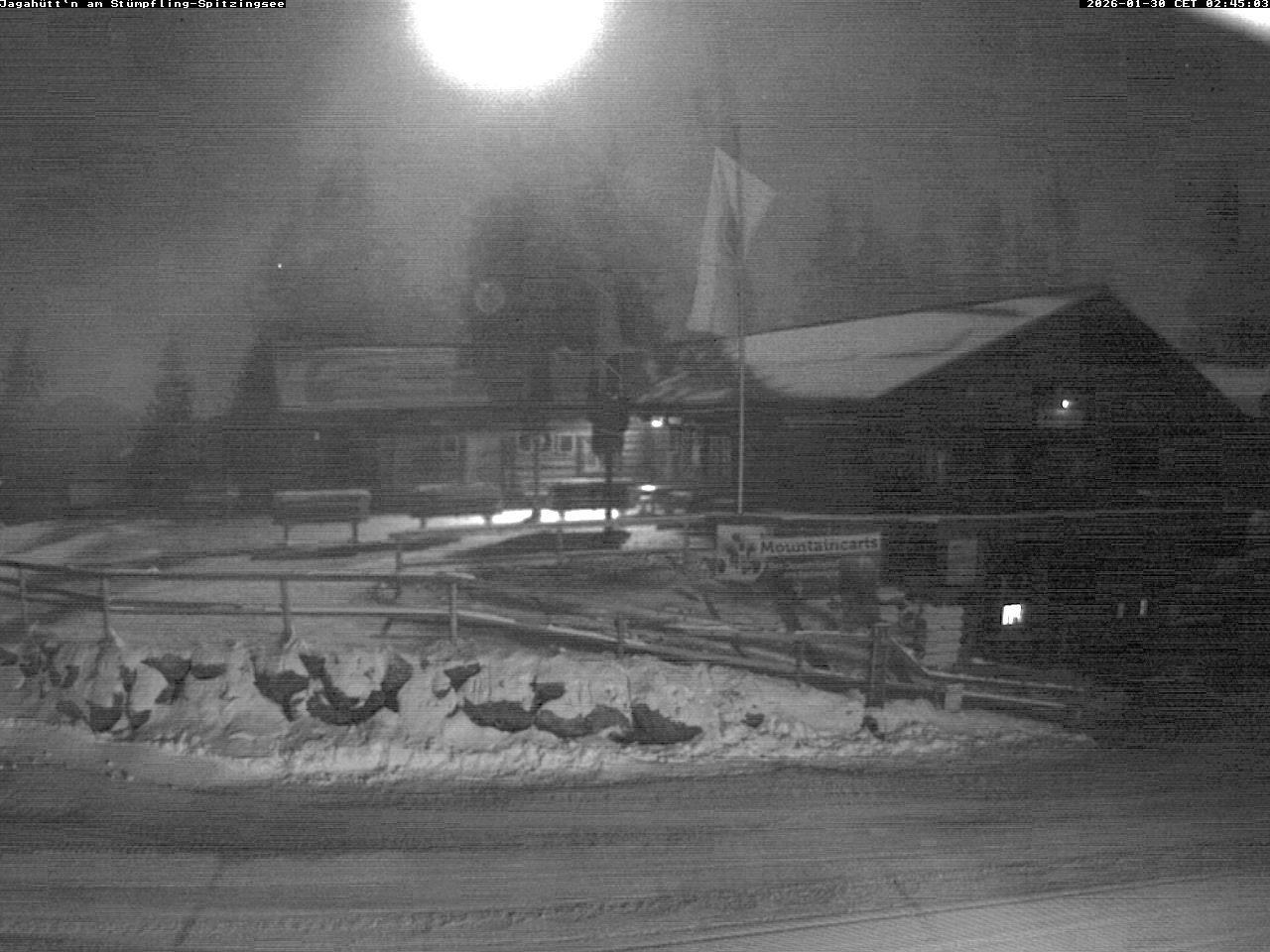 Archiv Foto Webcam Berghütte "Jagahüttn" auf dem Stümpfling
