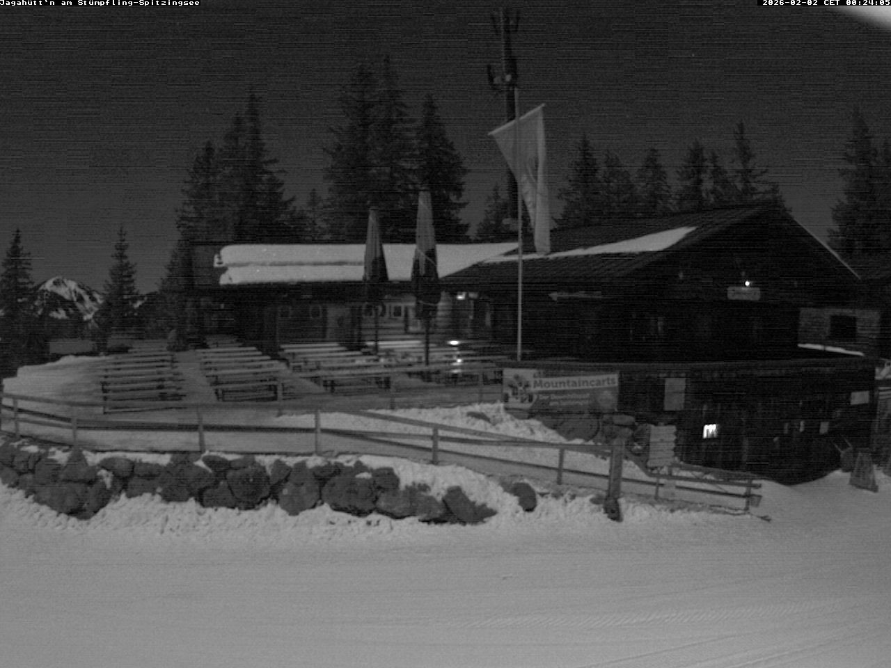 Archiv Foto Webcam Berghütte "Jagahüttn" auf dem Stümpfling