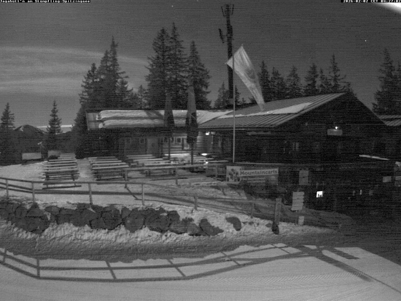 Archiv Foto Webcam Berghütte "Jagahüttn" auf dem Stümpfling