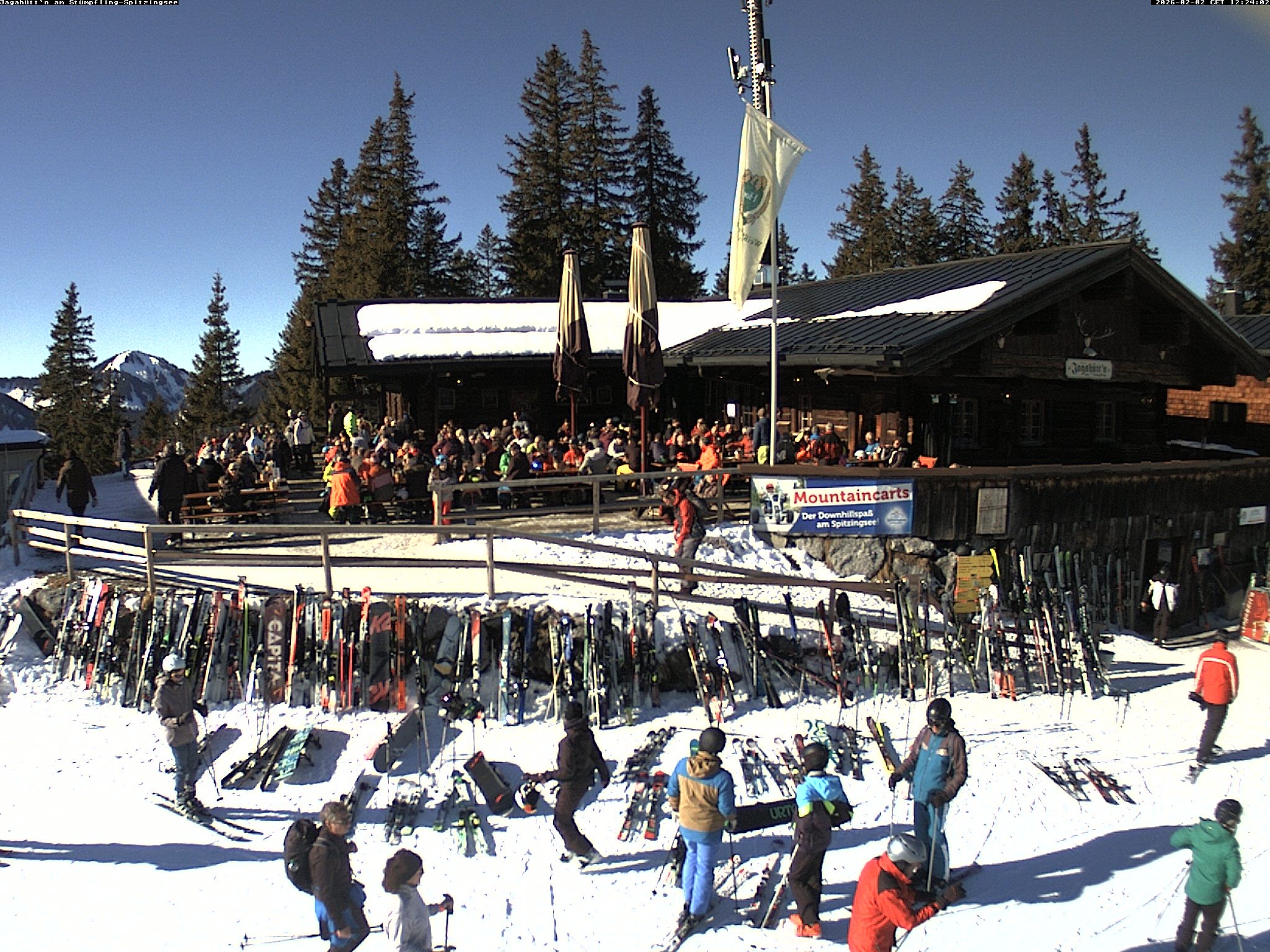 Archiv Foto Webcam Berghütte "Jagahüttn" auf dem Stümpfling