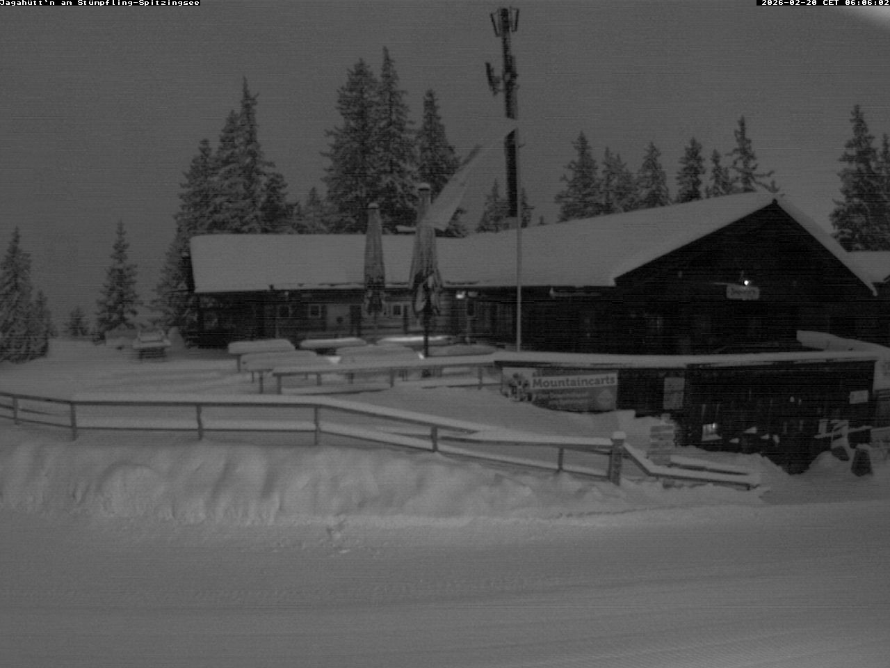 Archiv Foto Webcam Berghütte "Jagahüttn" auf dem Stümpfling