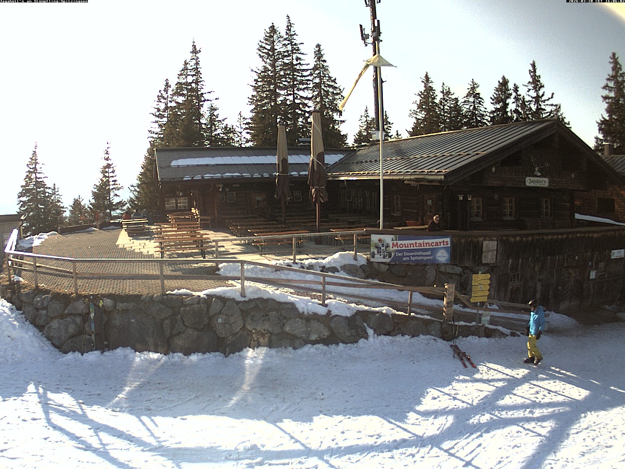 Archiv Foto Webcam Berghütte "Jagahüttn" auf dem Stümpfling