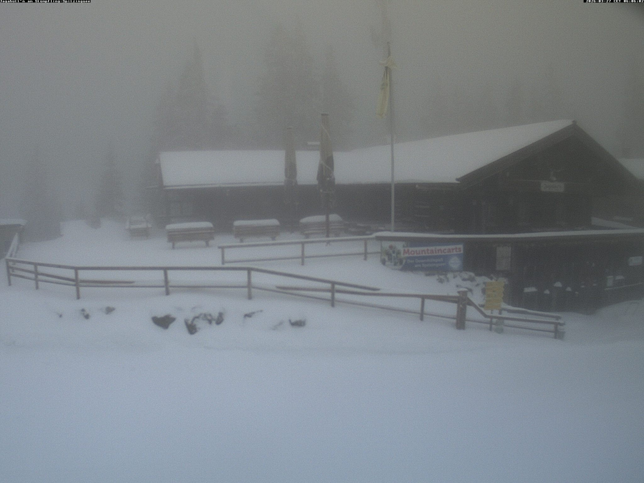 Archiv Foto Webcam Berghütte "Jagahüttn" auf dem Stümpfling