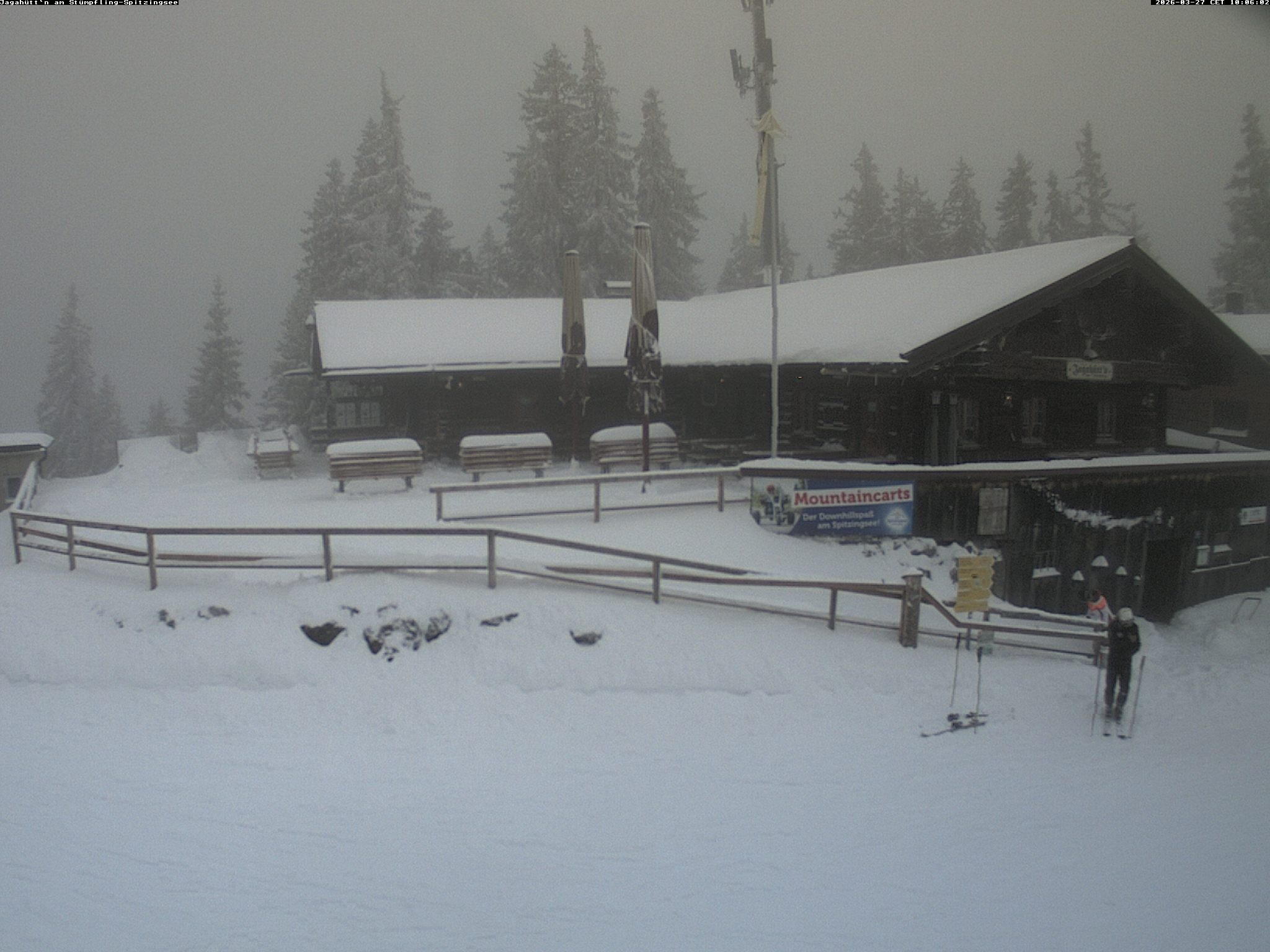 Archiv Foto Webcam Berghütte "Jagahüttn" auf dem Stümpfling