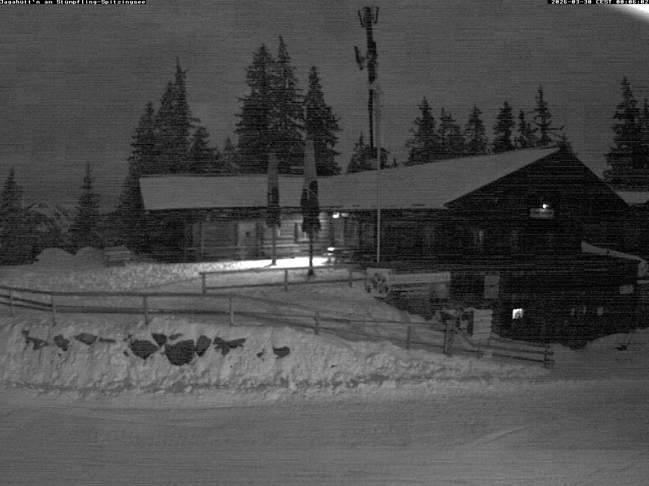 Archiv Foto Webcam Berghütte "Jagahüttn" auf dem Stümpfling