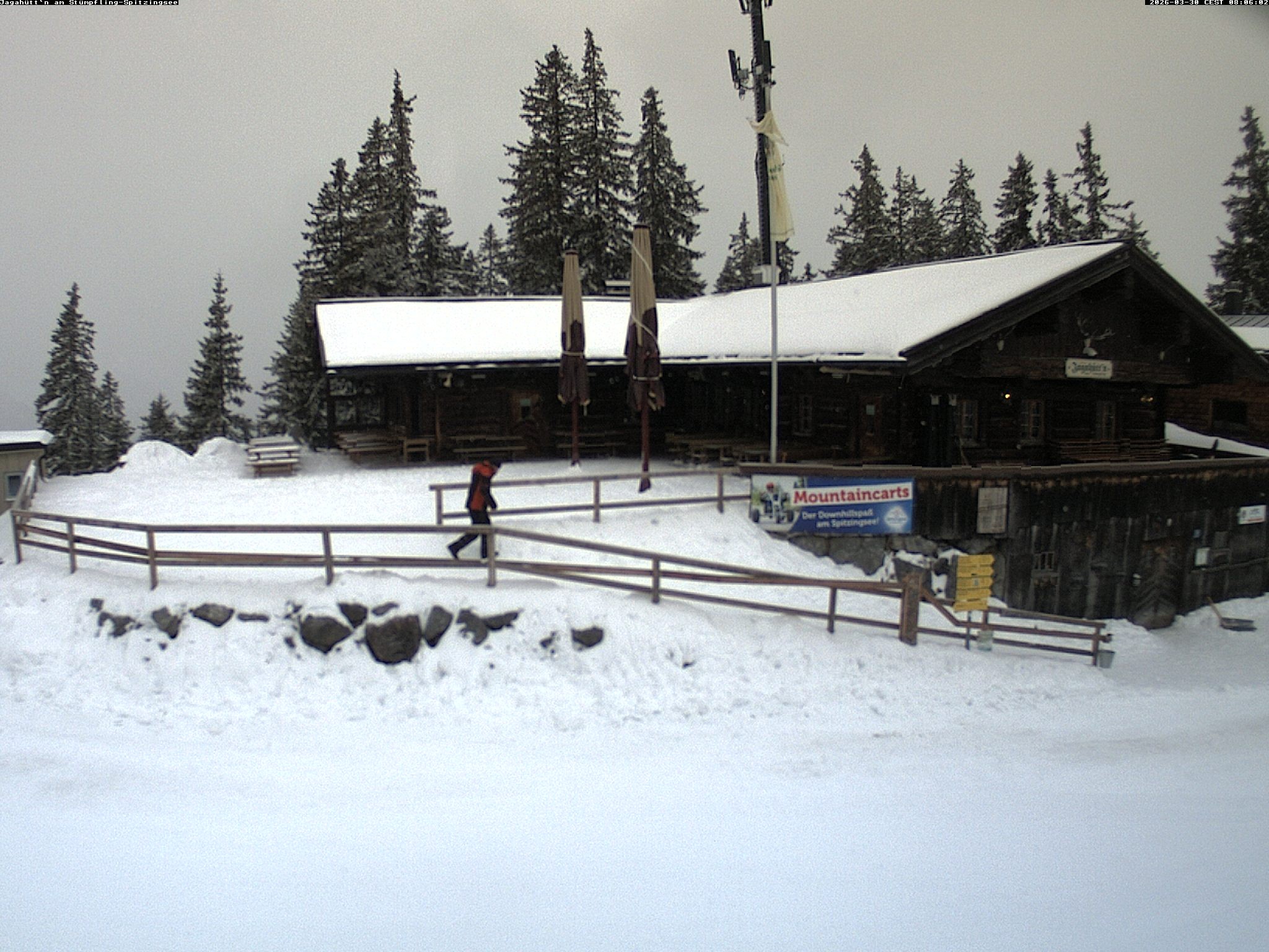 Archiv Foto Webcam Berghütte "Jagahüttn" auf dem Stümpfling