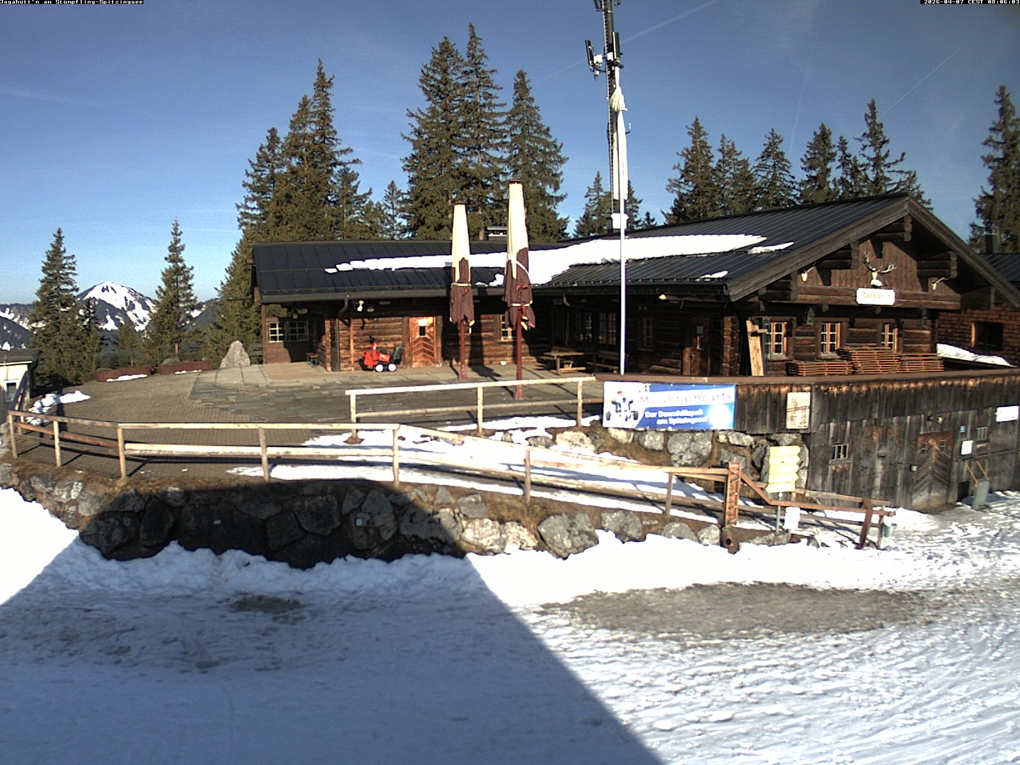 Archiv Foto Webcam Berghütte "Jagahüttn" auf dem Stümpfling