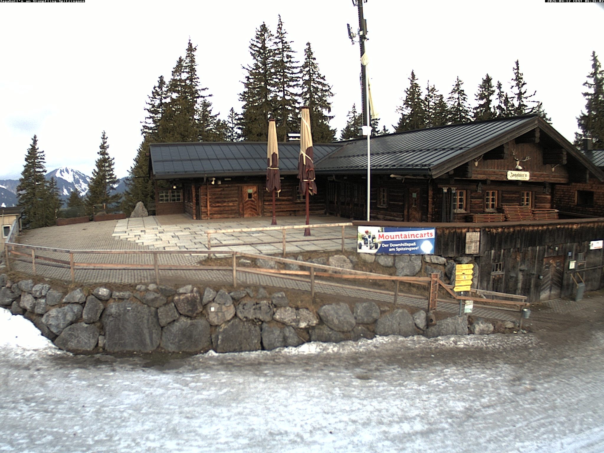 Archiv Foto Webcam Berghütte "Jagahüttn" auf dem Stümpfling