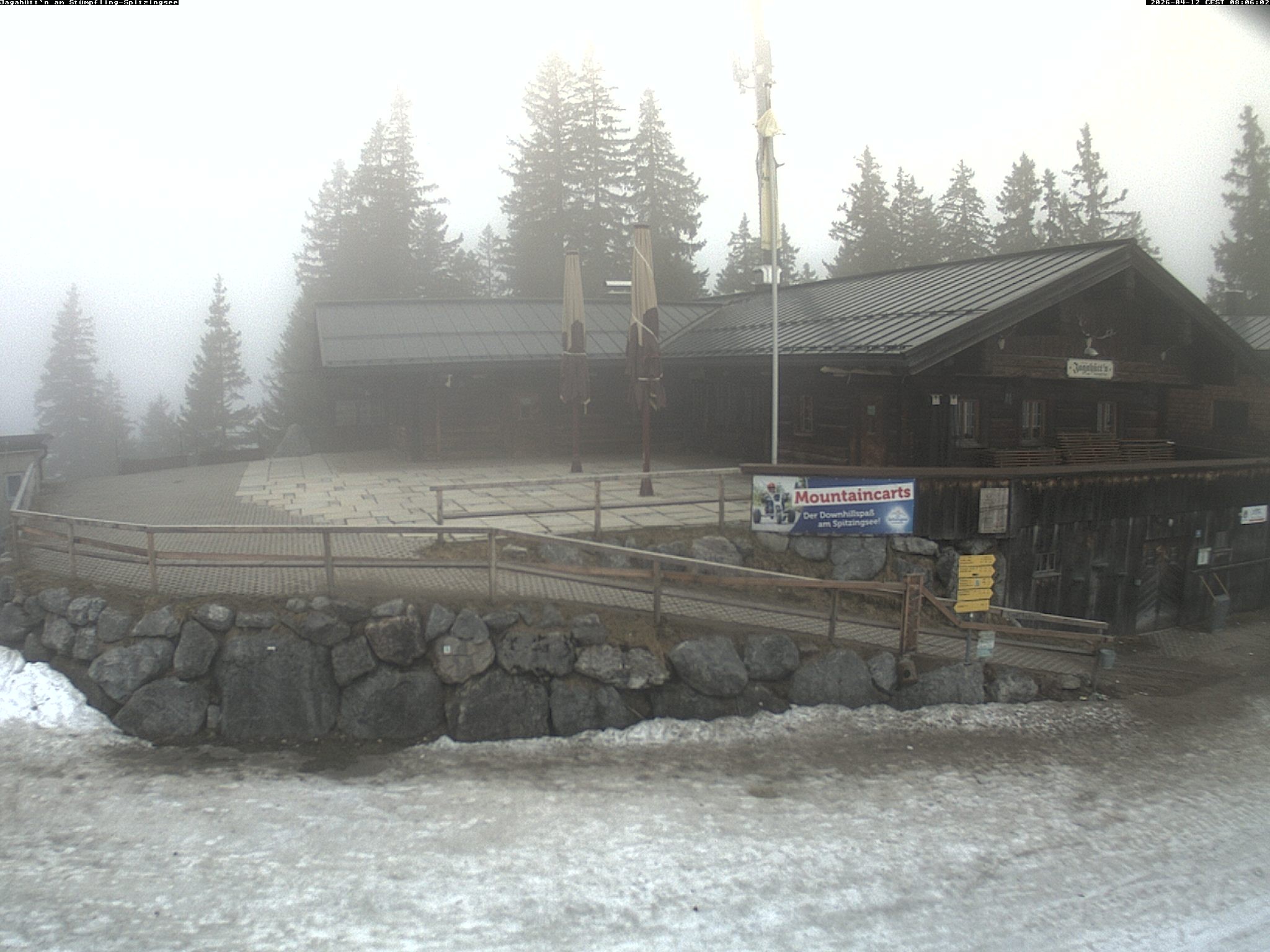 Archiv Foto Webcam Berghütte "Jagahüttn" auf dem Stümpfling