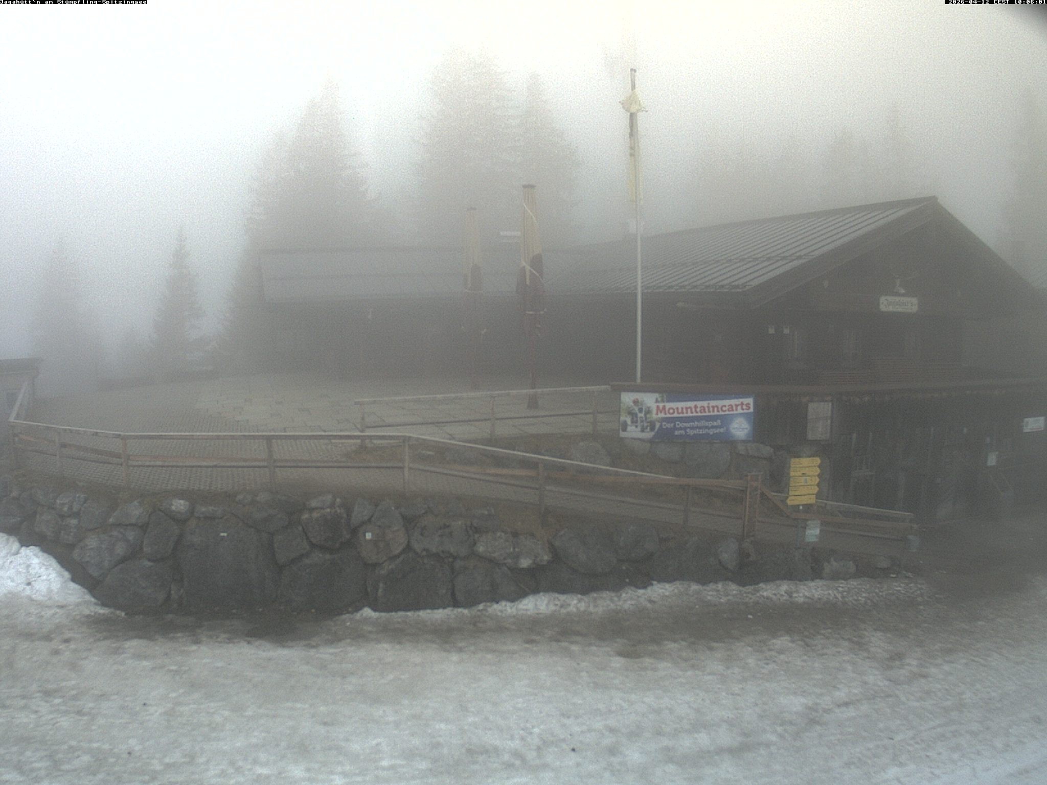 Archiv Foto Webcam Berghütte "Jagahüttn" auf dem Stümpfling