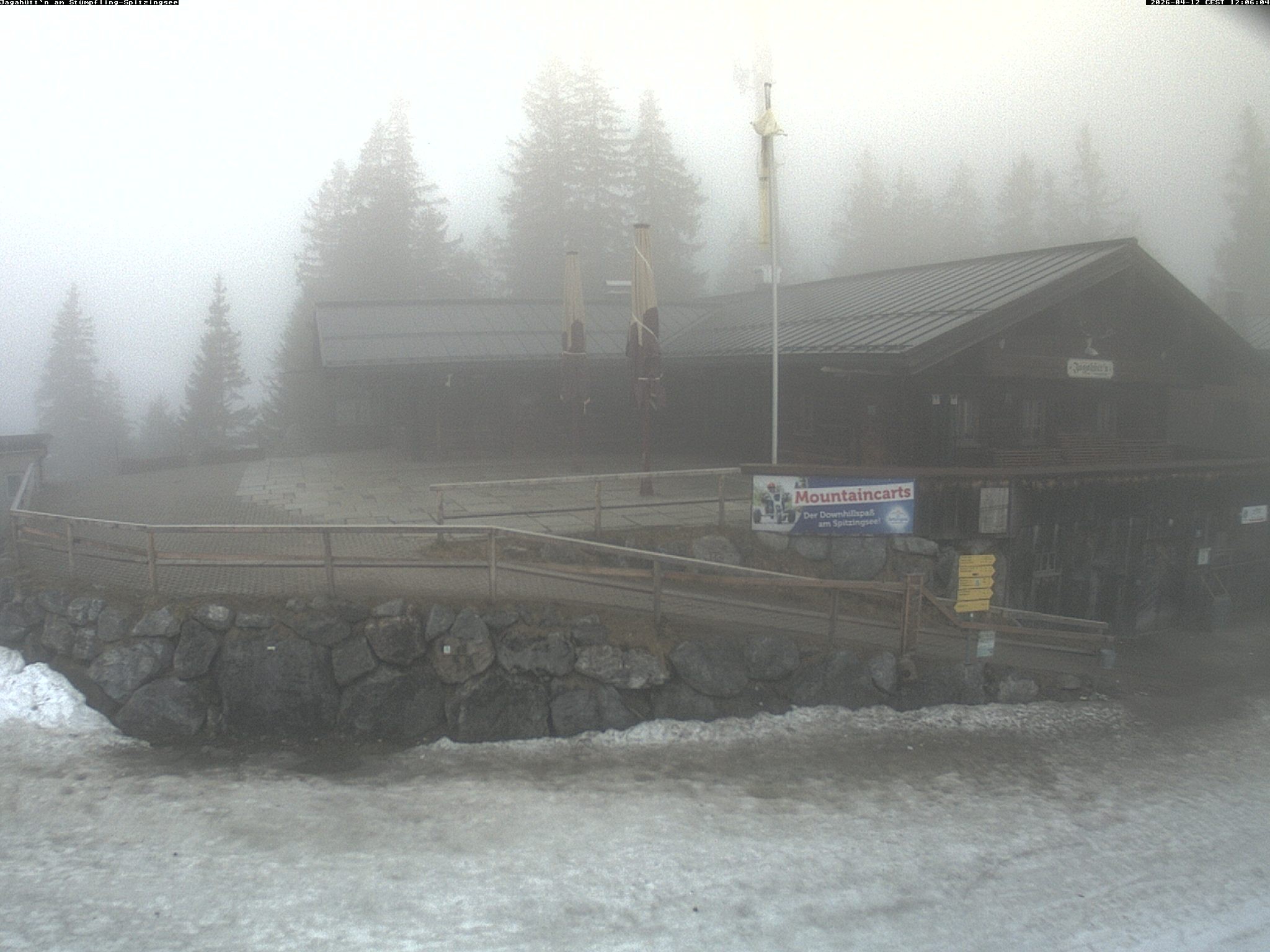 Archiv Foto Webcam Berghütte "Jagahüttn" auf dem Stümpfling