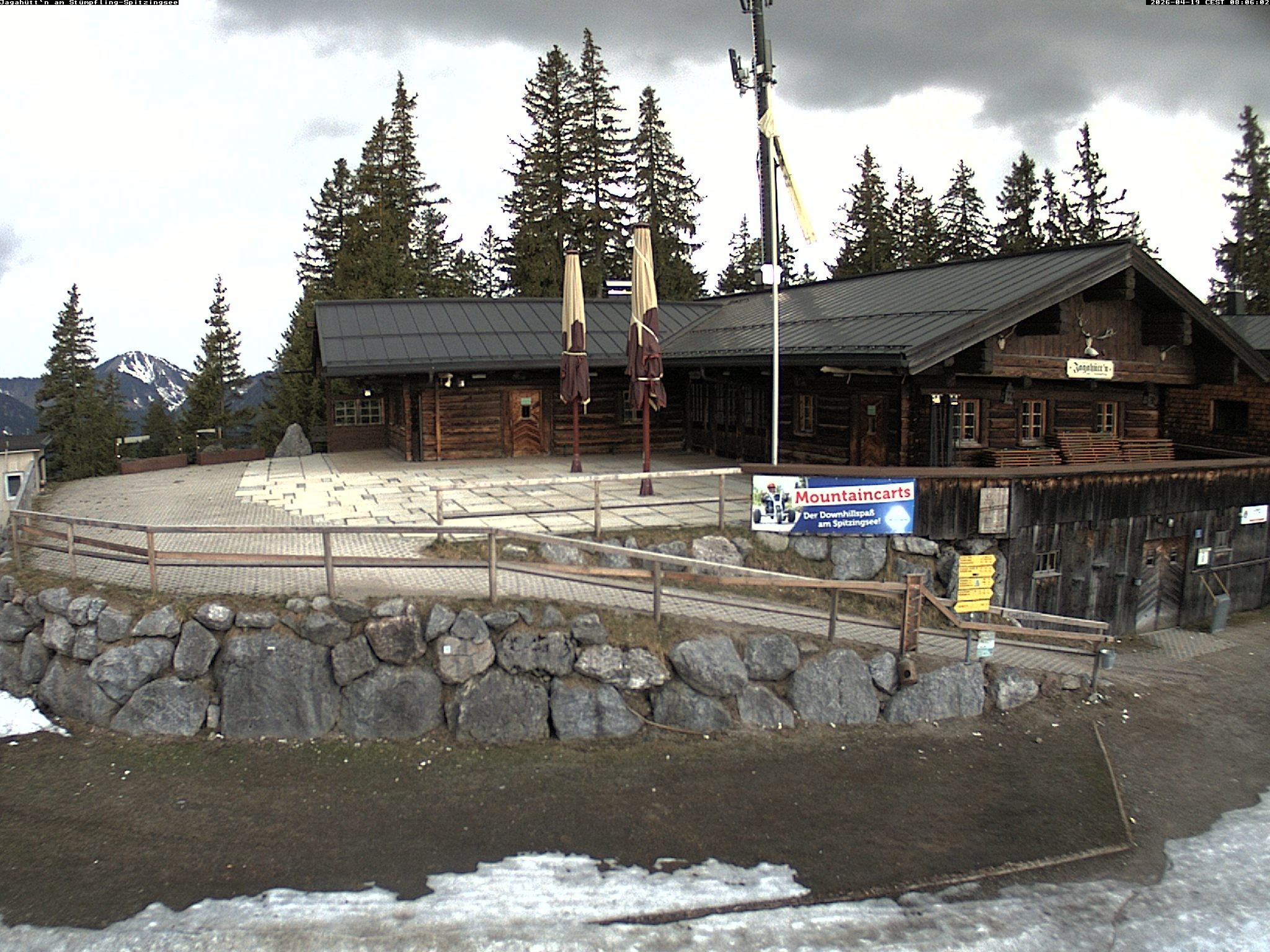 Archiv Foto Webcam Berghütte "Jagahüttn" auf dem Stümpfling