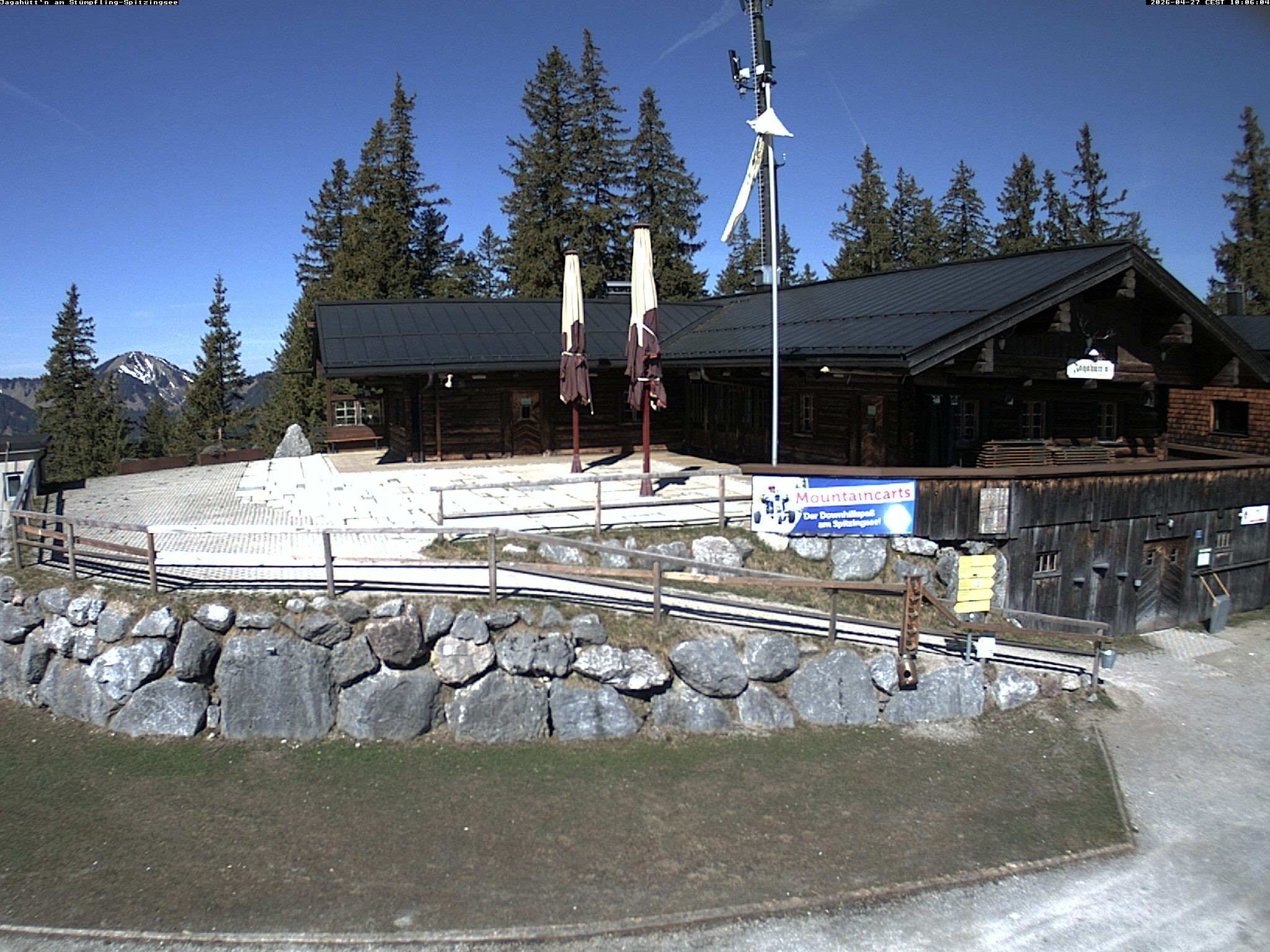 Archiv Foto Webcam Berghütte "Jagahüttn" auf dem Stümpfling