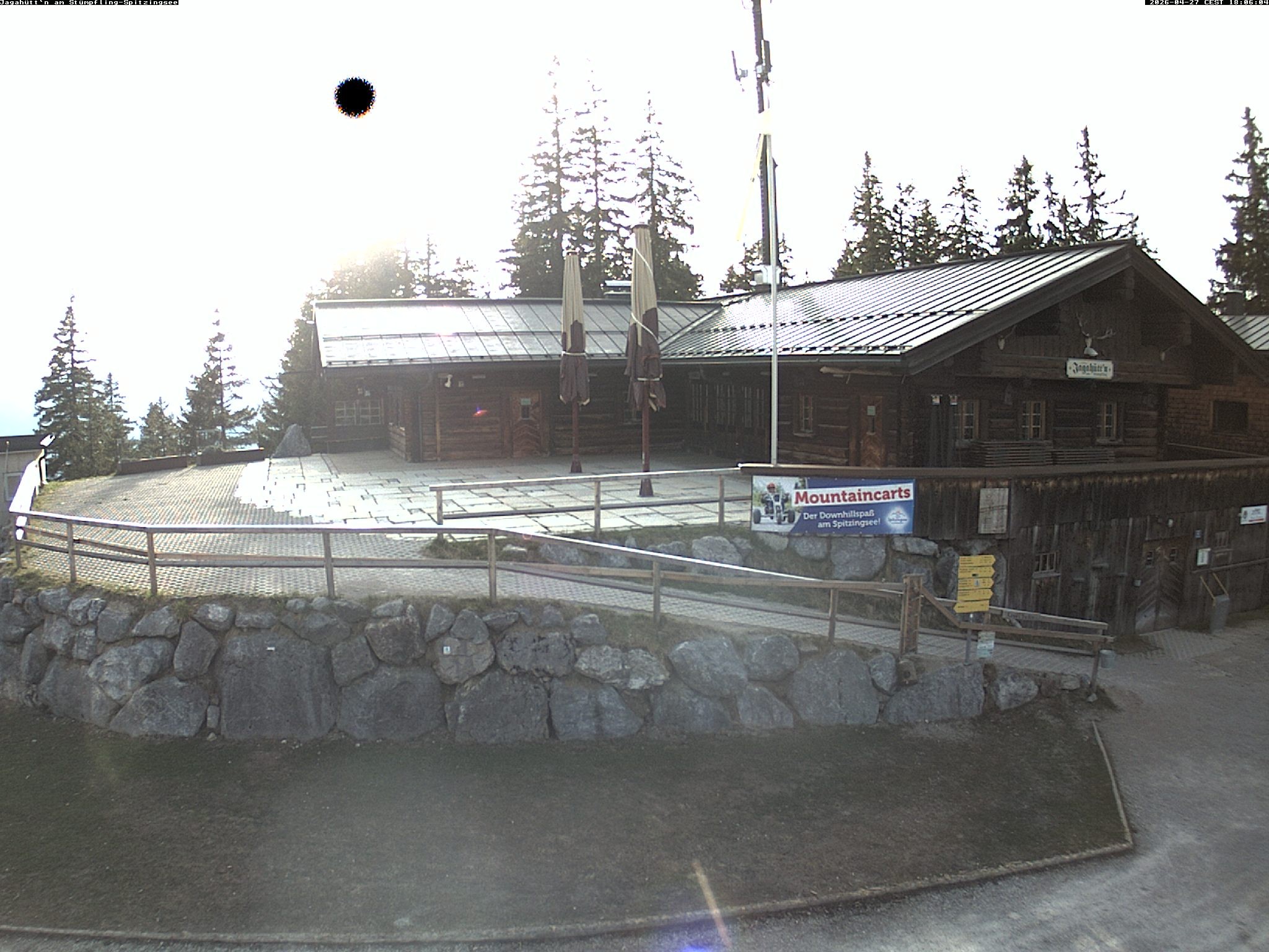 Archiv Foto Webcam Berghütte "Jagahüttn" auf dem Stümpfling